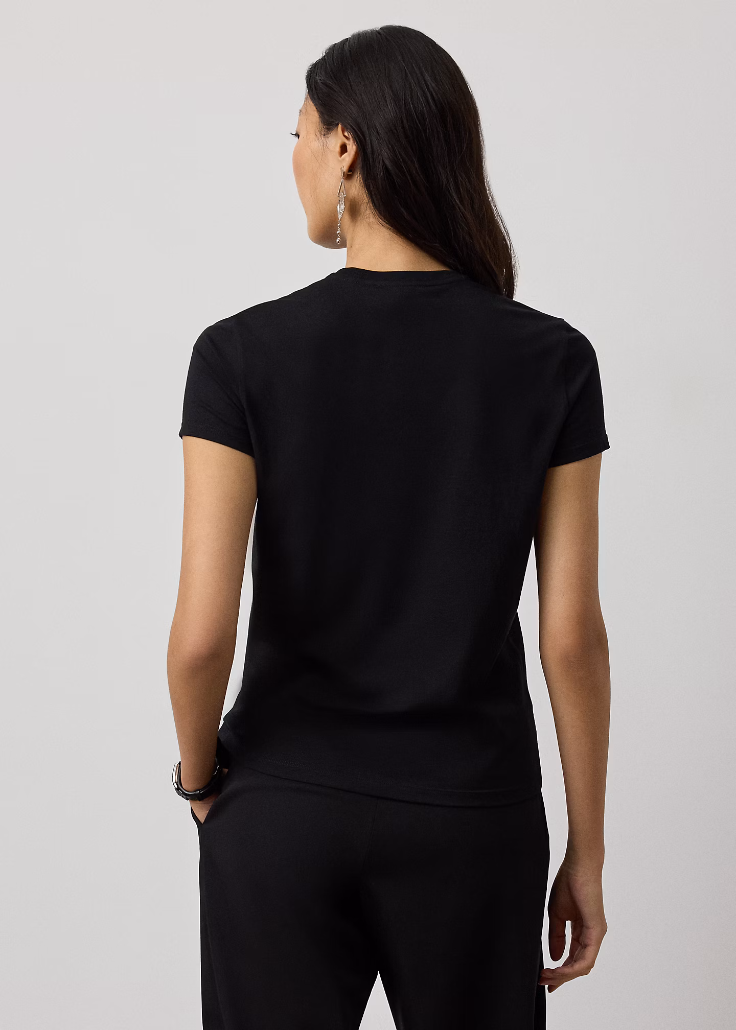 Baumwoll-T-Shirt mit Holiday Polo Bear - RALPH LAUREN OUTLET