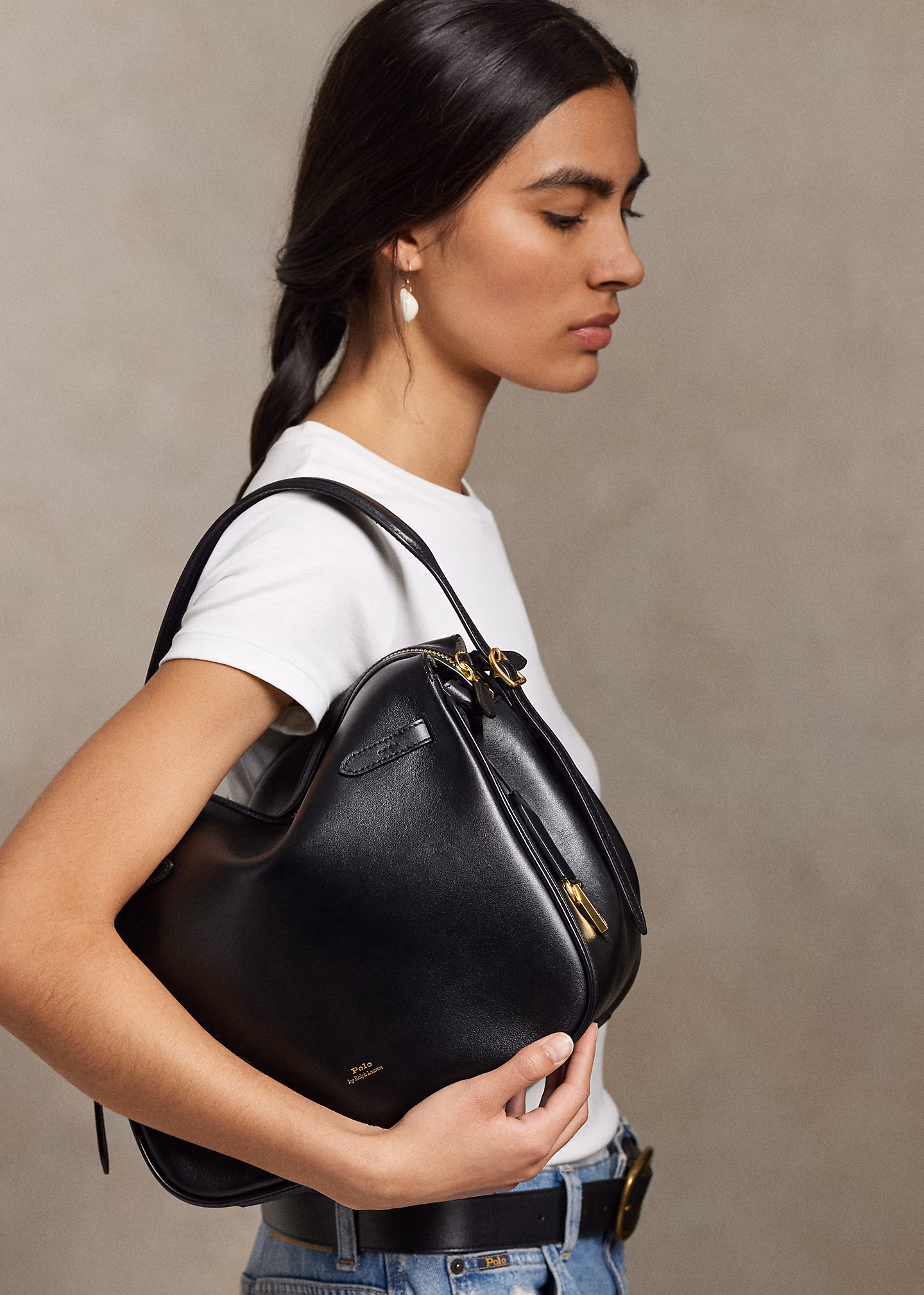 Umhängetasche Polo ID aus Leder - RALPH LAUREN OUTLET