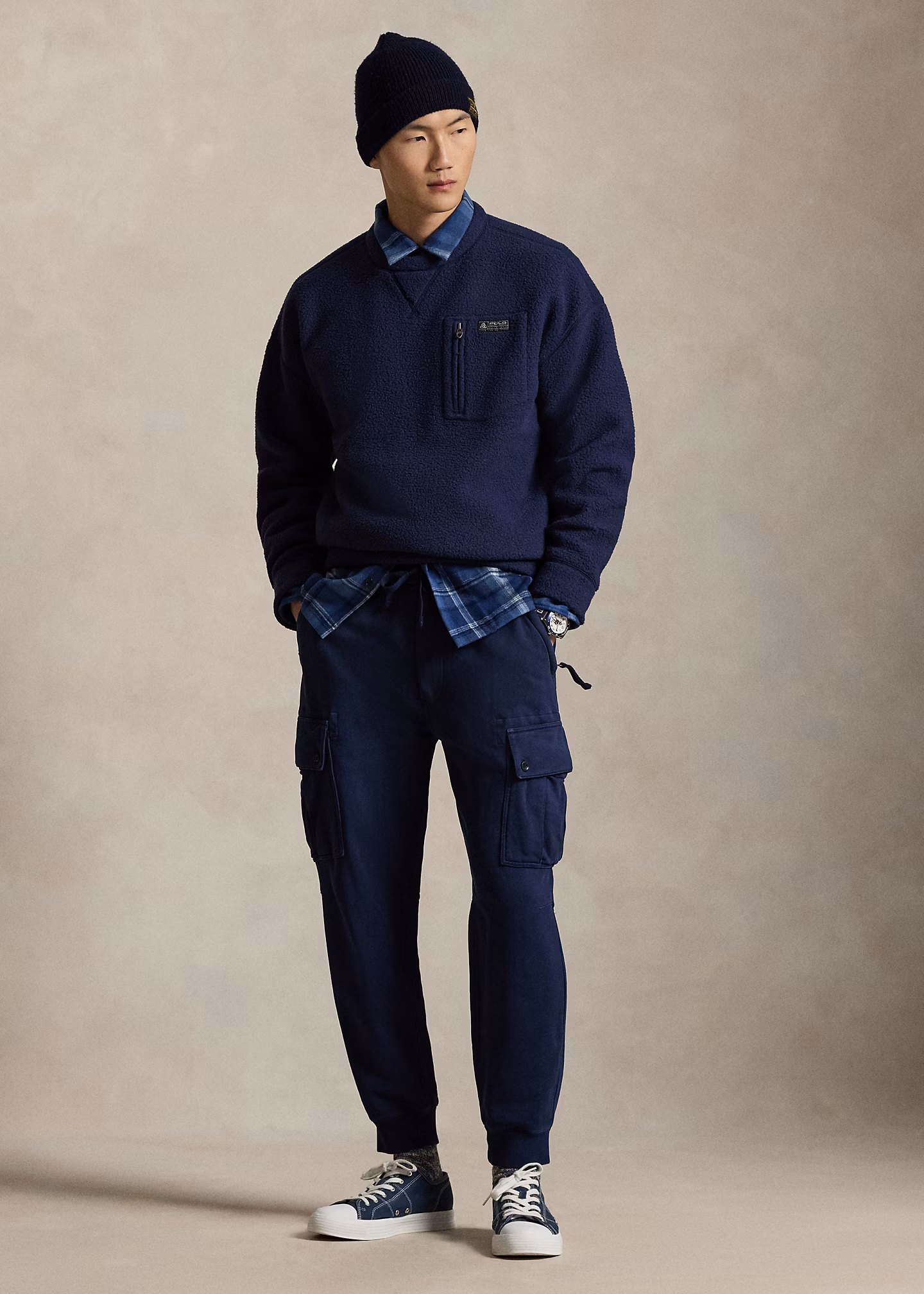 Utility-Hose aus Loopback-Fleece - RALPH LAUREN OUTLET