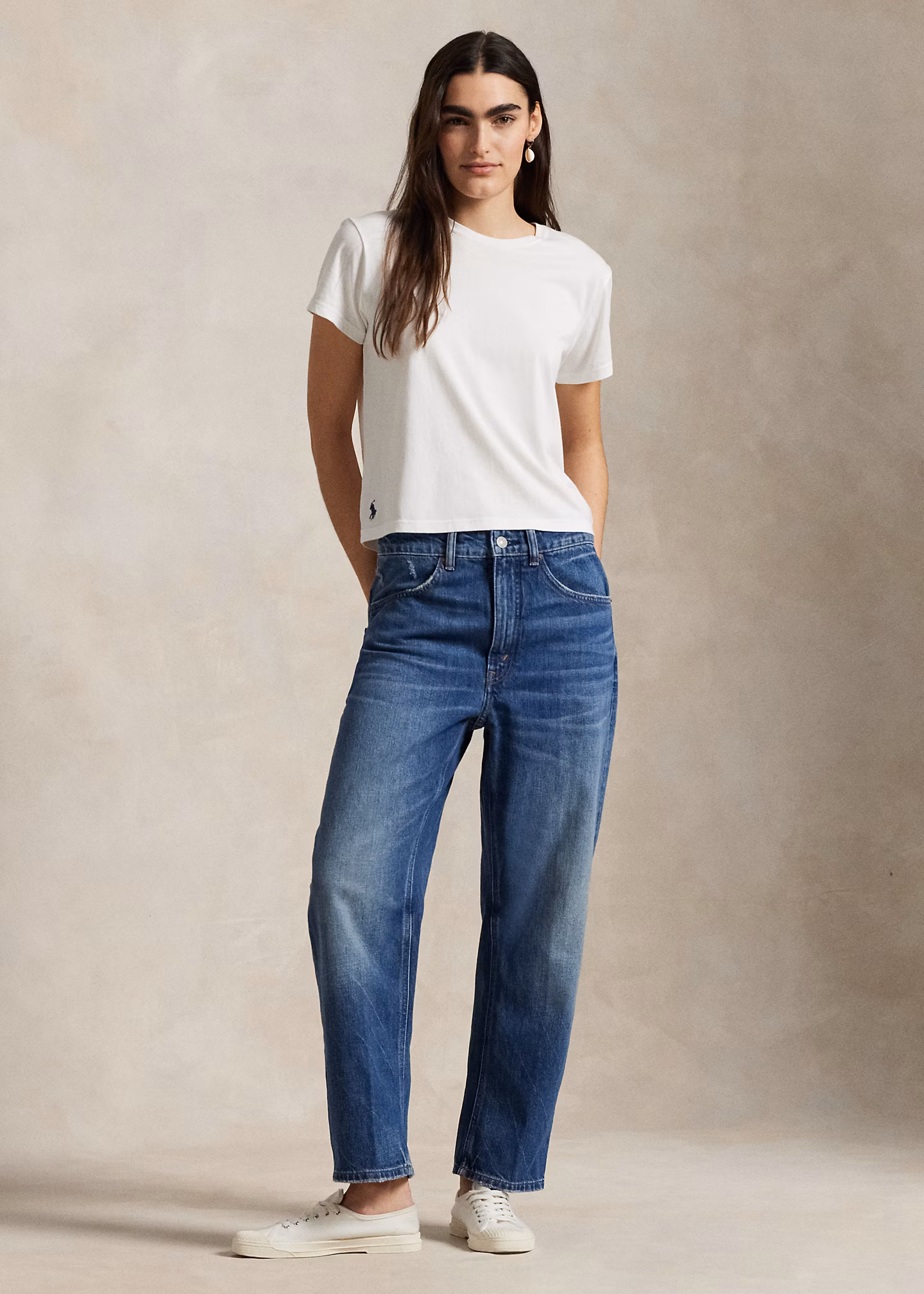 Legere, konisch zulaufende Jeans - RALPH LAUREN OUTLET