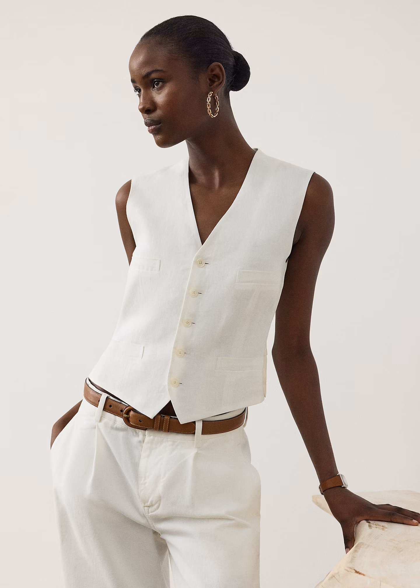 Weste Jaiden aus Leinen - RALPH LAUREN OUTLET