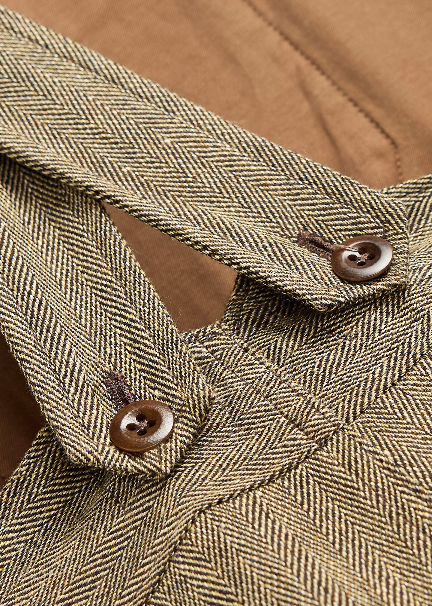 Wollmisch-Overall mit Fischgratmuster - RALPH LAUREN OUTLET