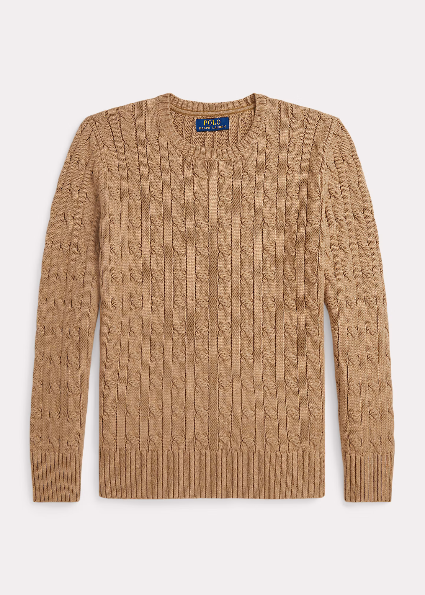 Baumwollpullover mit Zopfmuster - RALPH LAUREN OUTLET