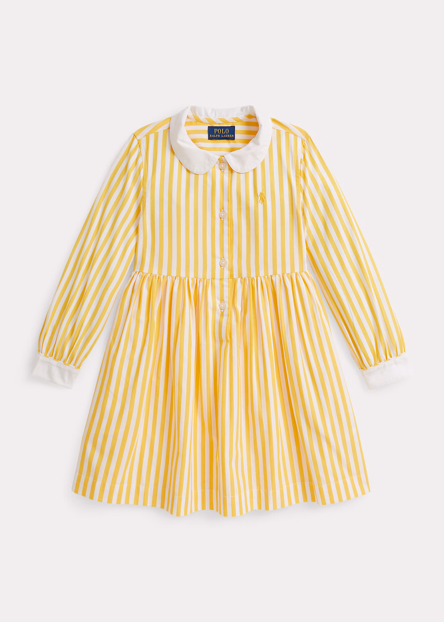 Gestreiftes Baumwollpopeline-Hemdkleid - RALPH LAUREN OUTLET