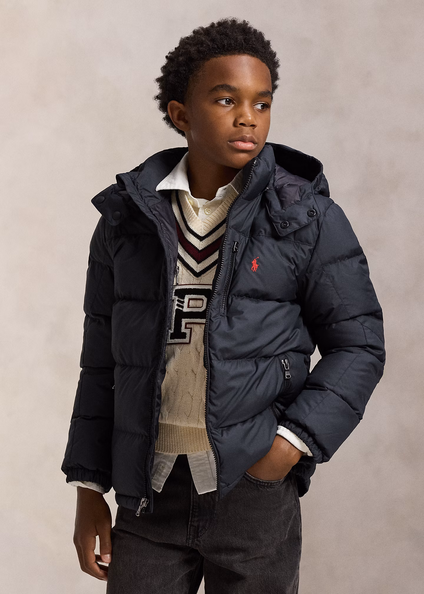 Die Daunenjacke Gorham mit Kapuze - RALPH LAUREN OUTLET