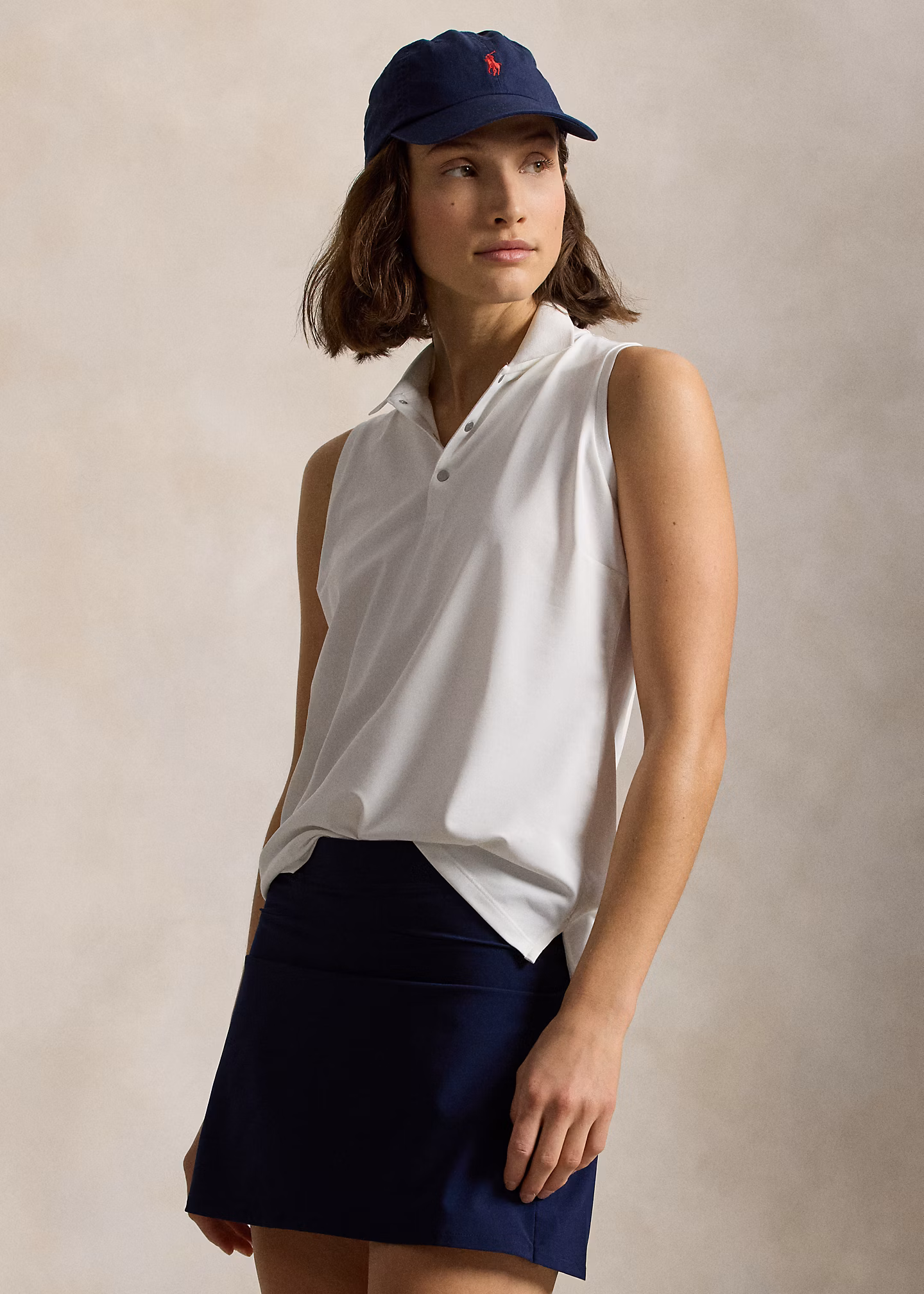 Classic-Fit ärmelloses Poloshirt - RALPH LAUREN OUTLET