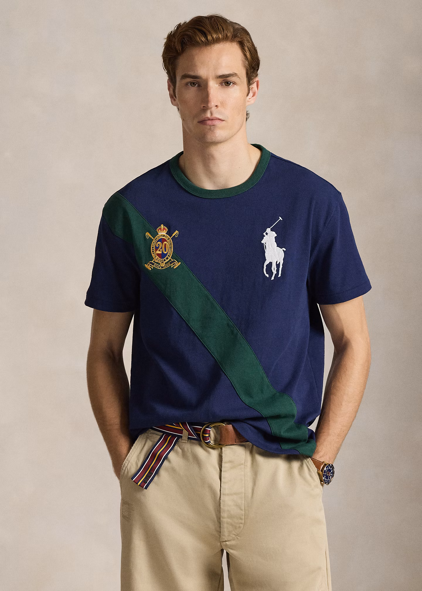 Jubiläums-T-Shirt mit Big Pony - RALPH LAUREN OUTLET