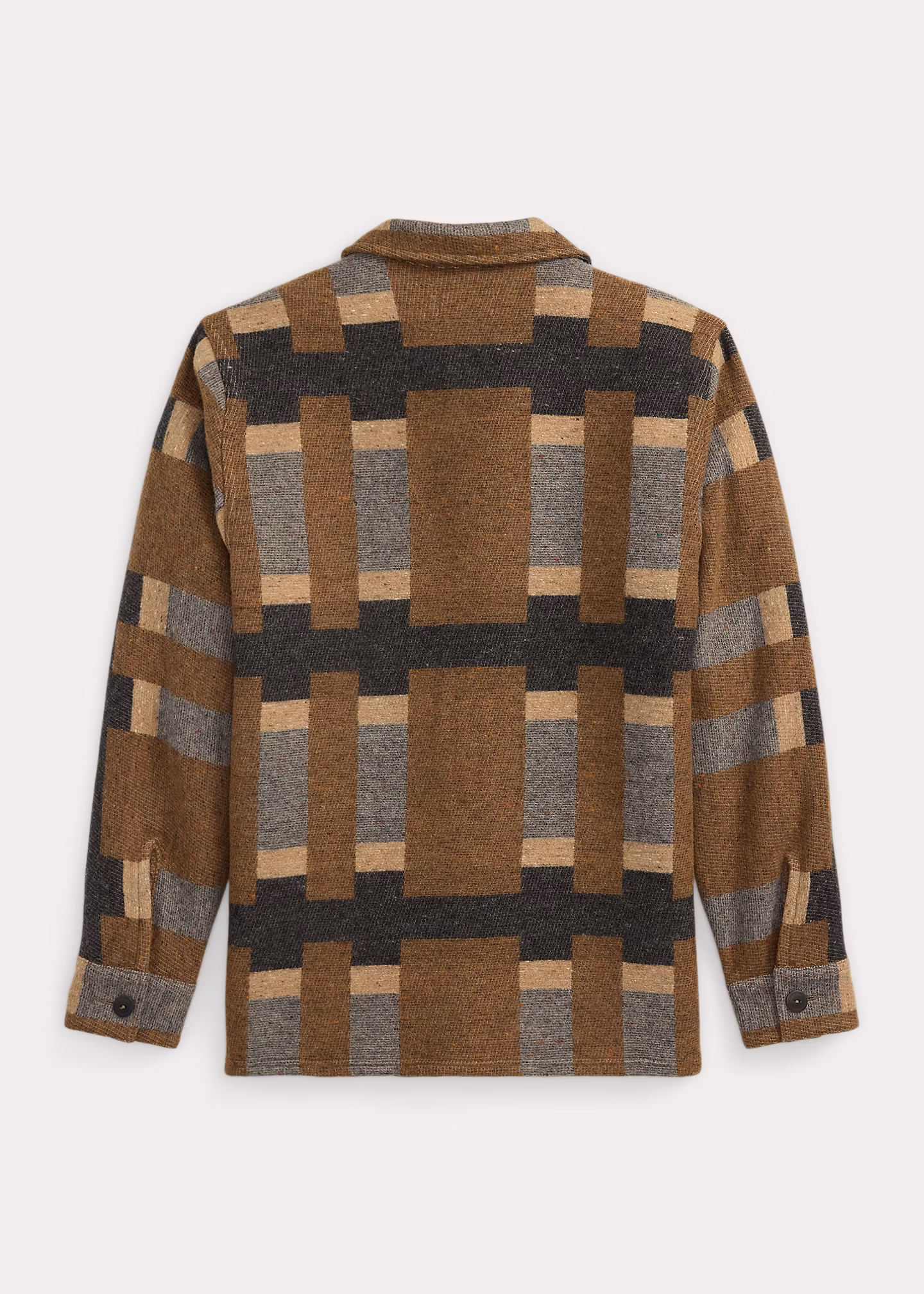 Jacquard-Hemdjacke aus Wollmischung - RALPH LAUREN OUTLET