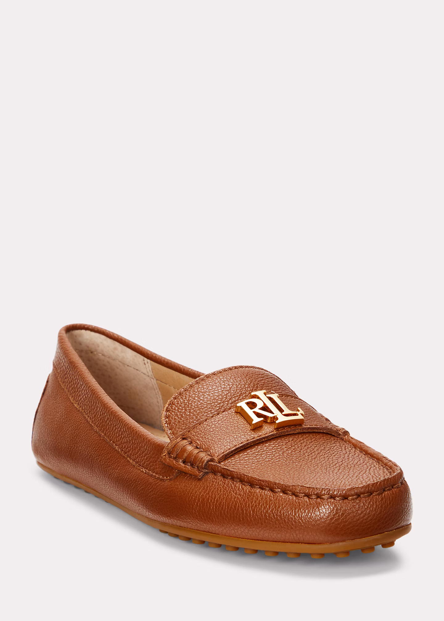 Loafer Barnsbury aus Narbenleder - RALPH LAUREN OUTLET