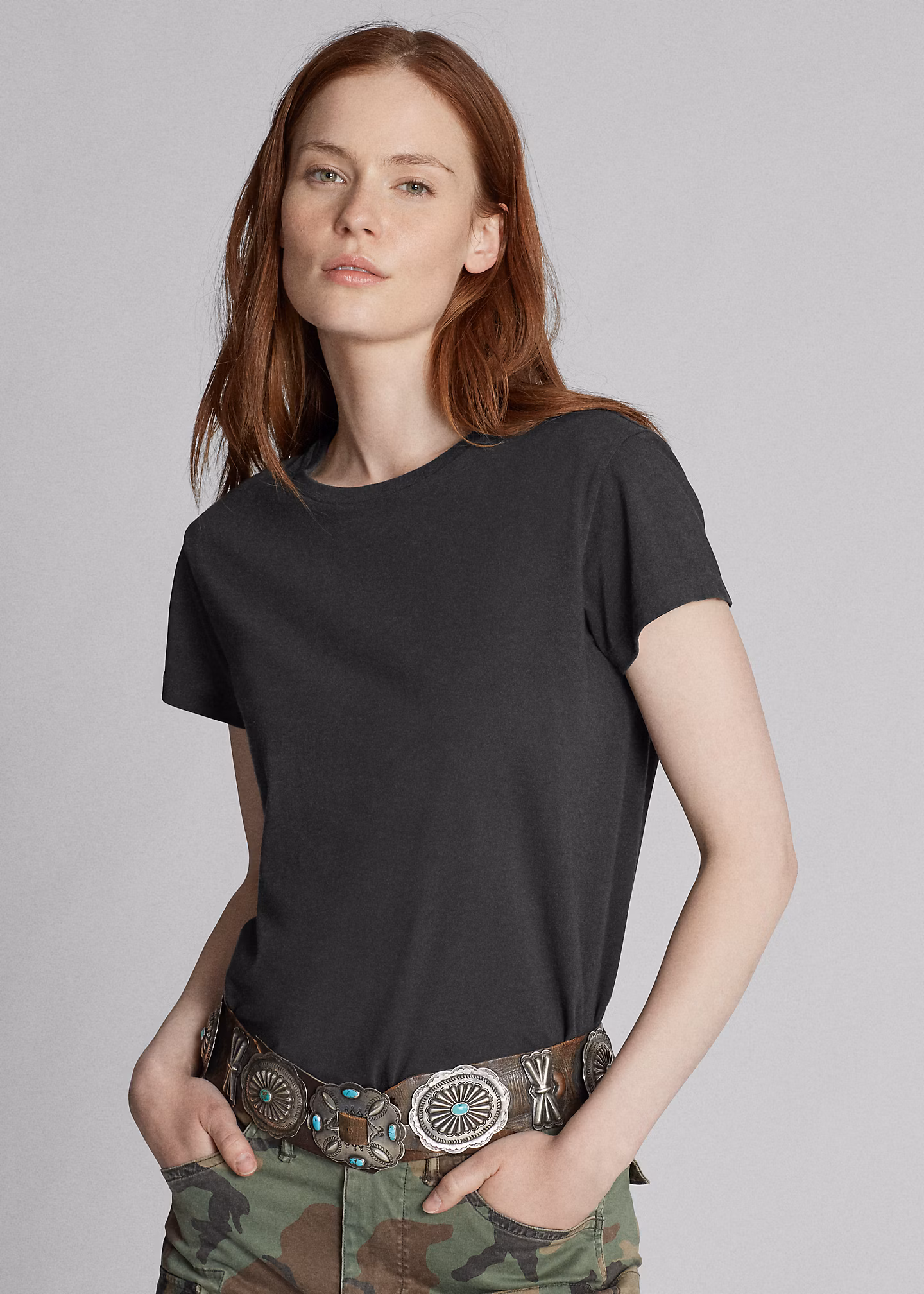 T-Shirt aus Baumwolljersey - RALPH LAUREN OUTLET