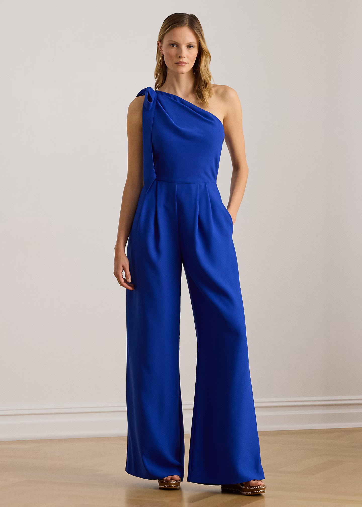 Einschultriger Jumpsuit mit Schleife - RALPH LAUREN OUTLET