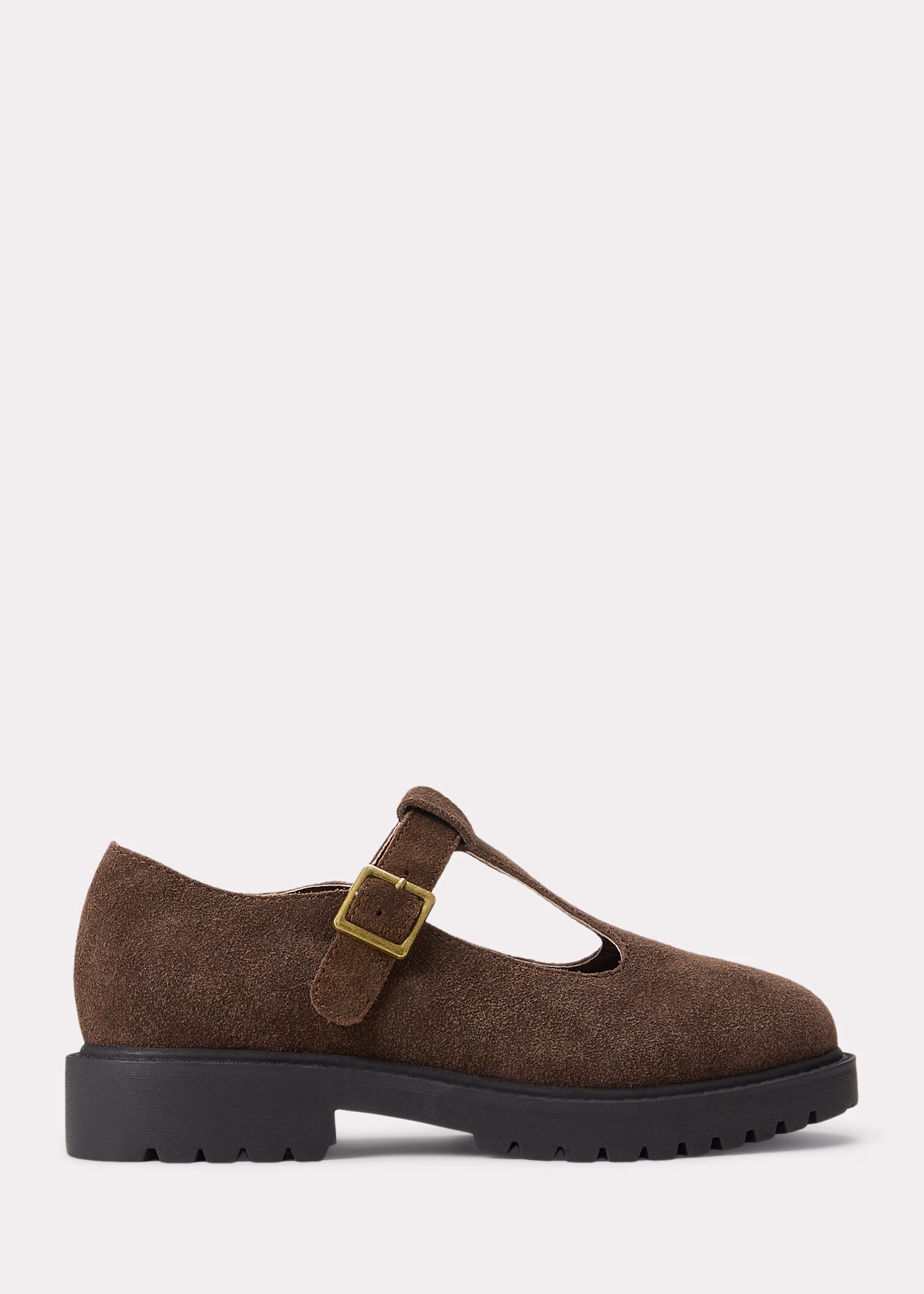 Wildlederschuh Wellsley mit T-Strap - RALPH LAUREN OUTLET