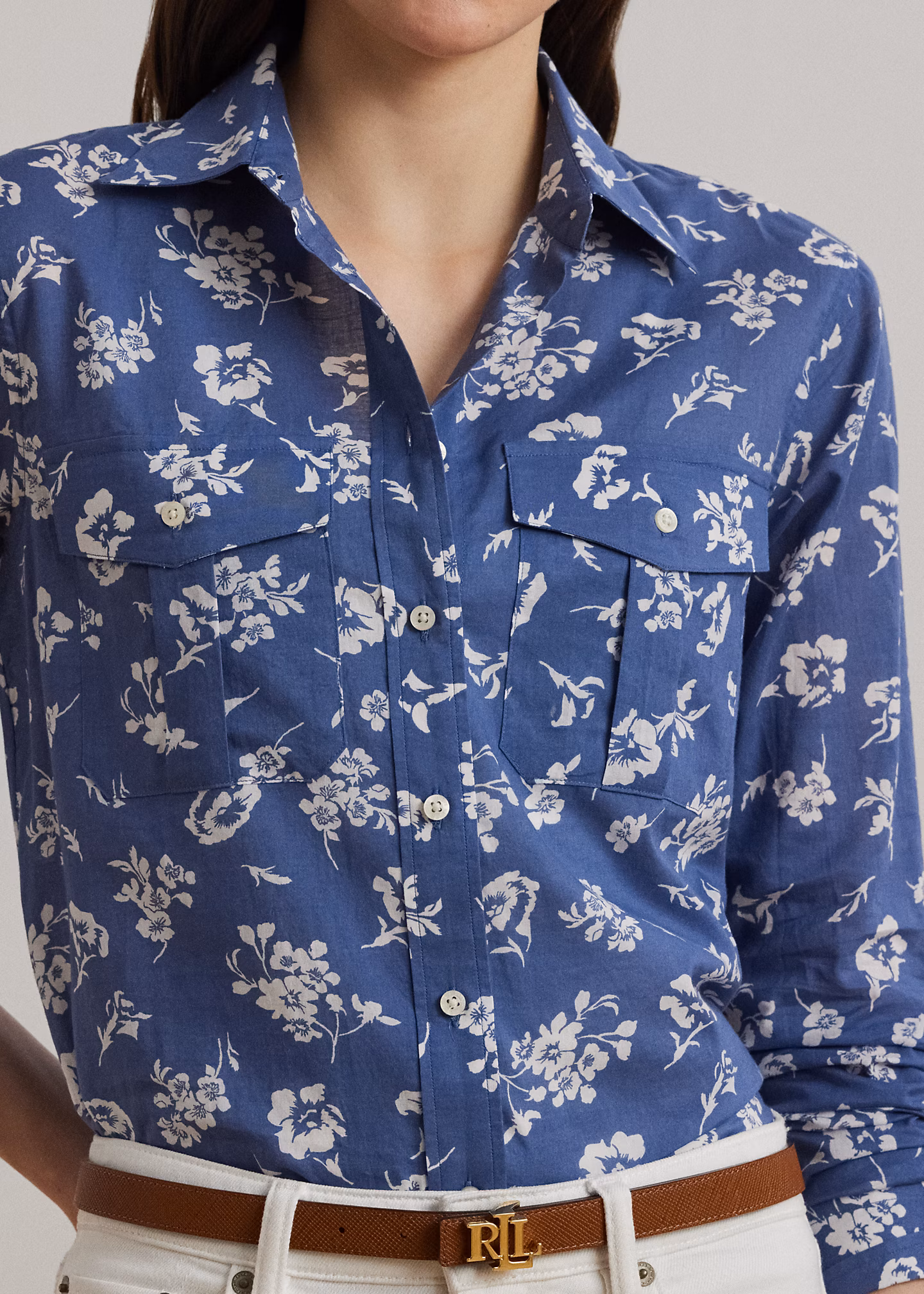 Classic-Fit Hemd aus Baumwollvoile - RALPH LAUREN OUTLET