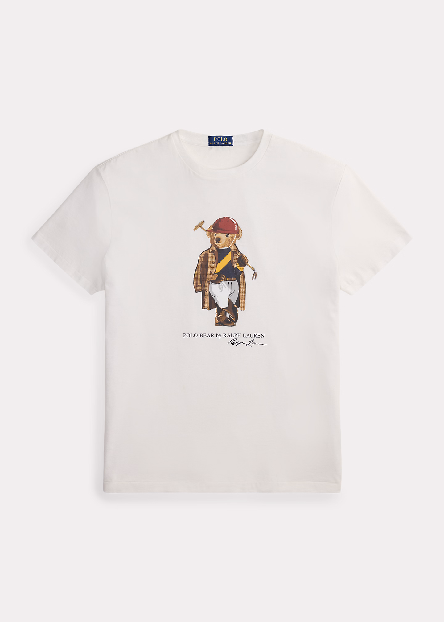 Custom-Slim-Fit T-Shirt mit Polo Bear - RALPH LAUREN OUTLET