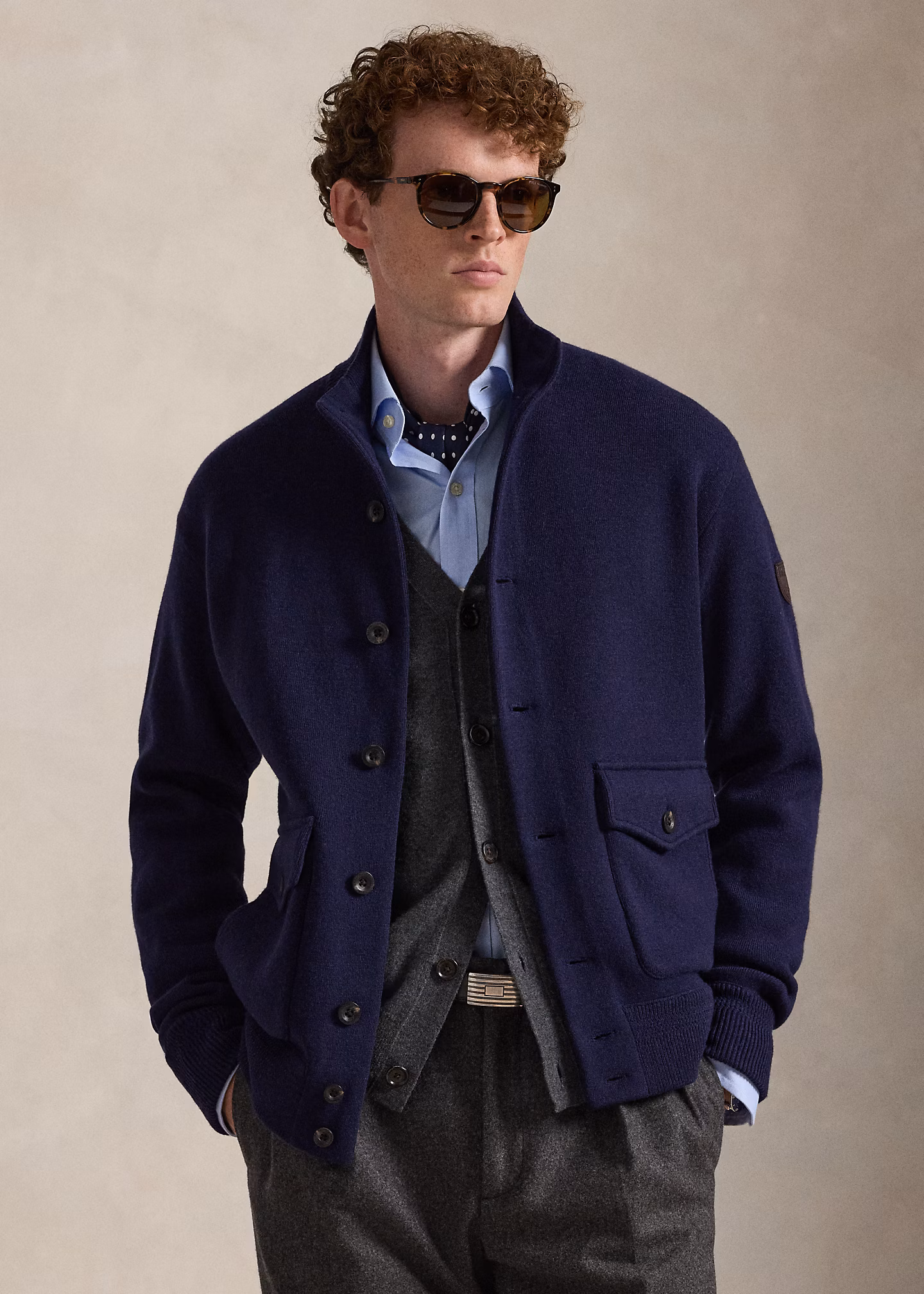 Strickjacke aus Wollmischgewebe - RALPH LAUREN OUTLET