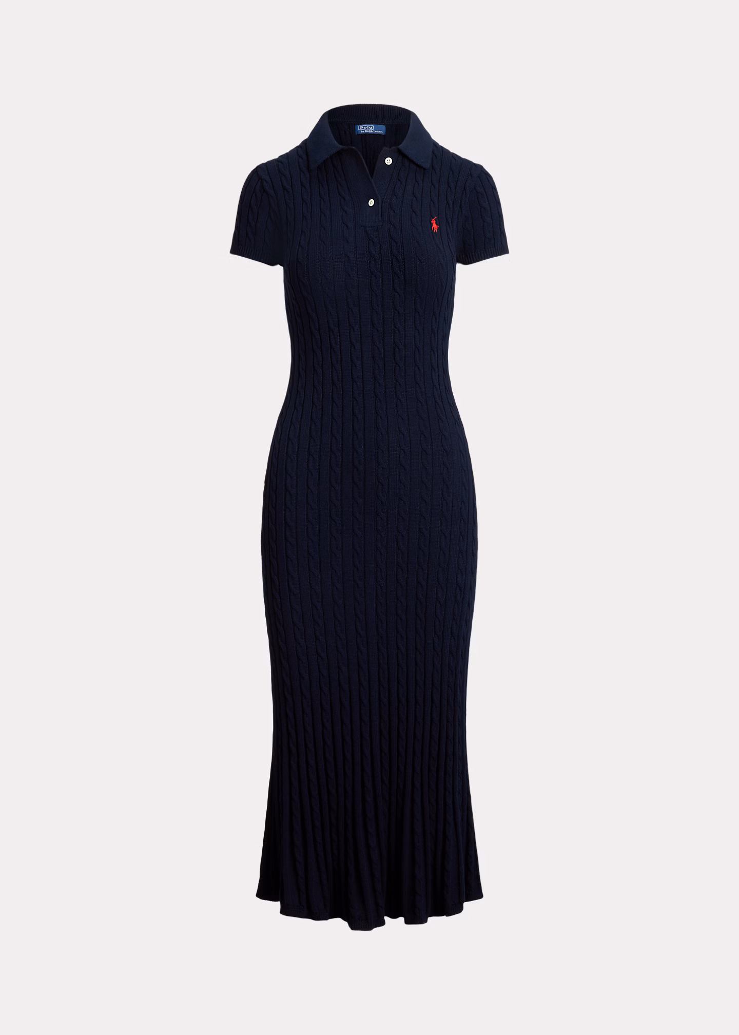 Polokleid mit Zopfmuster - RALPH LAUREN OUTLET