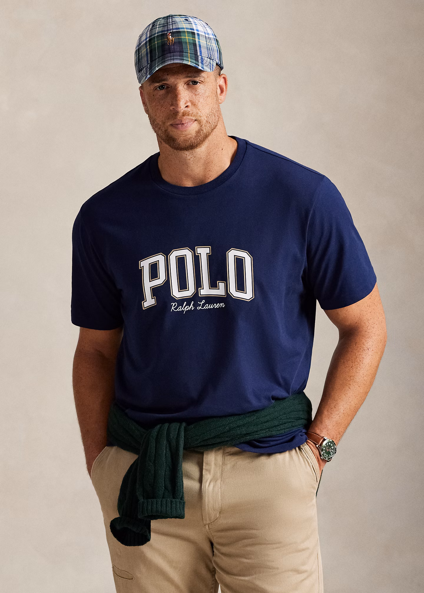 Jersey-T-Shirt mit Logo - RALPH LAUREN OUTLET