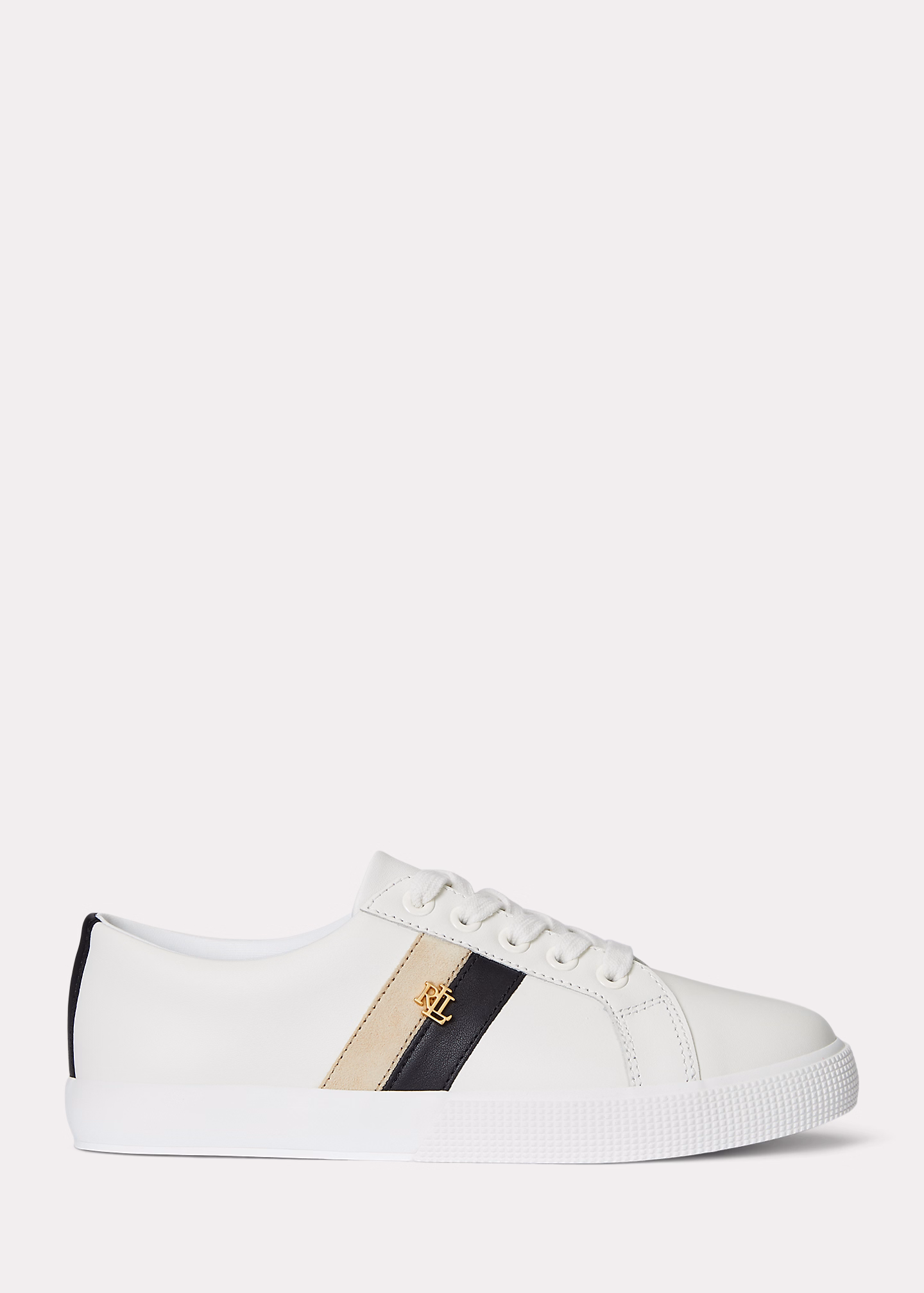 Color-Block-Sneaker Janson II aus Leder - RALPH LAUREN OUTLET