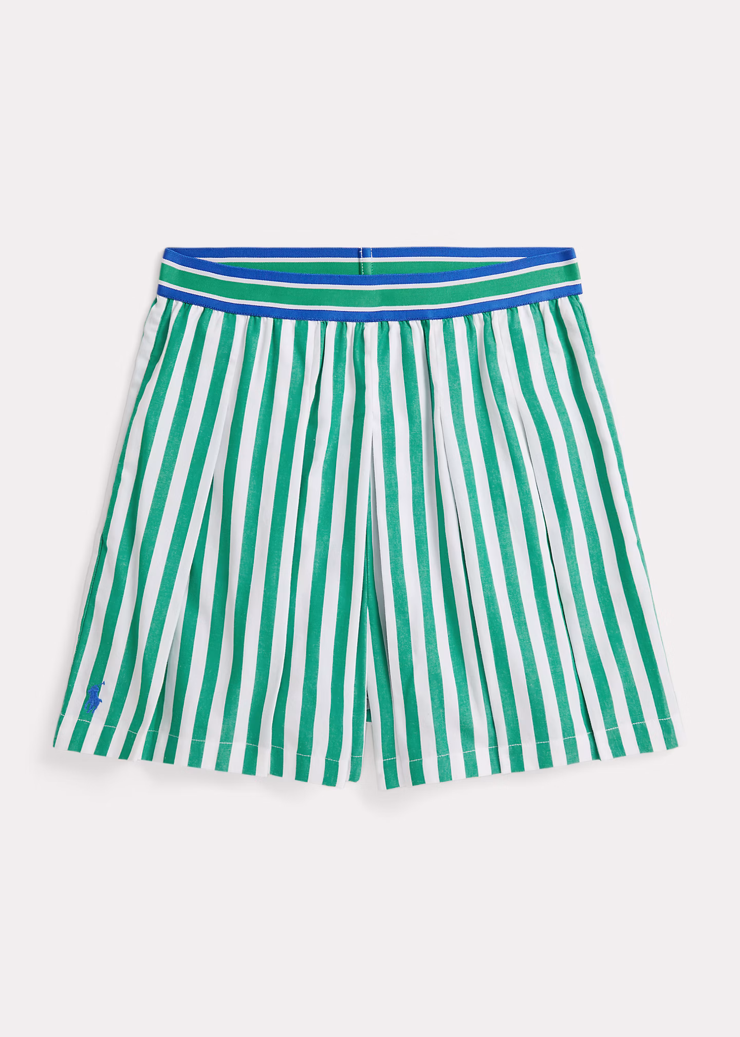 Gestreifte Popeline-Culotte-Shorts - RALPH LAUREN OUTLET