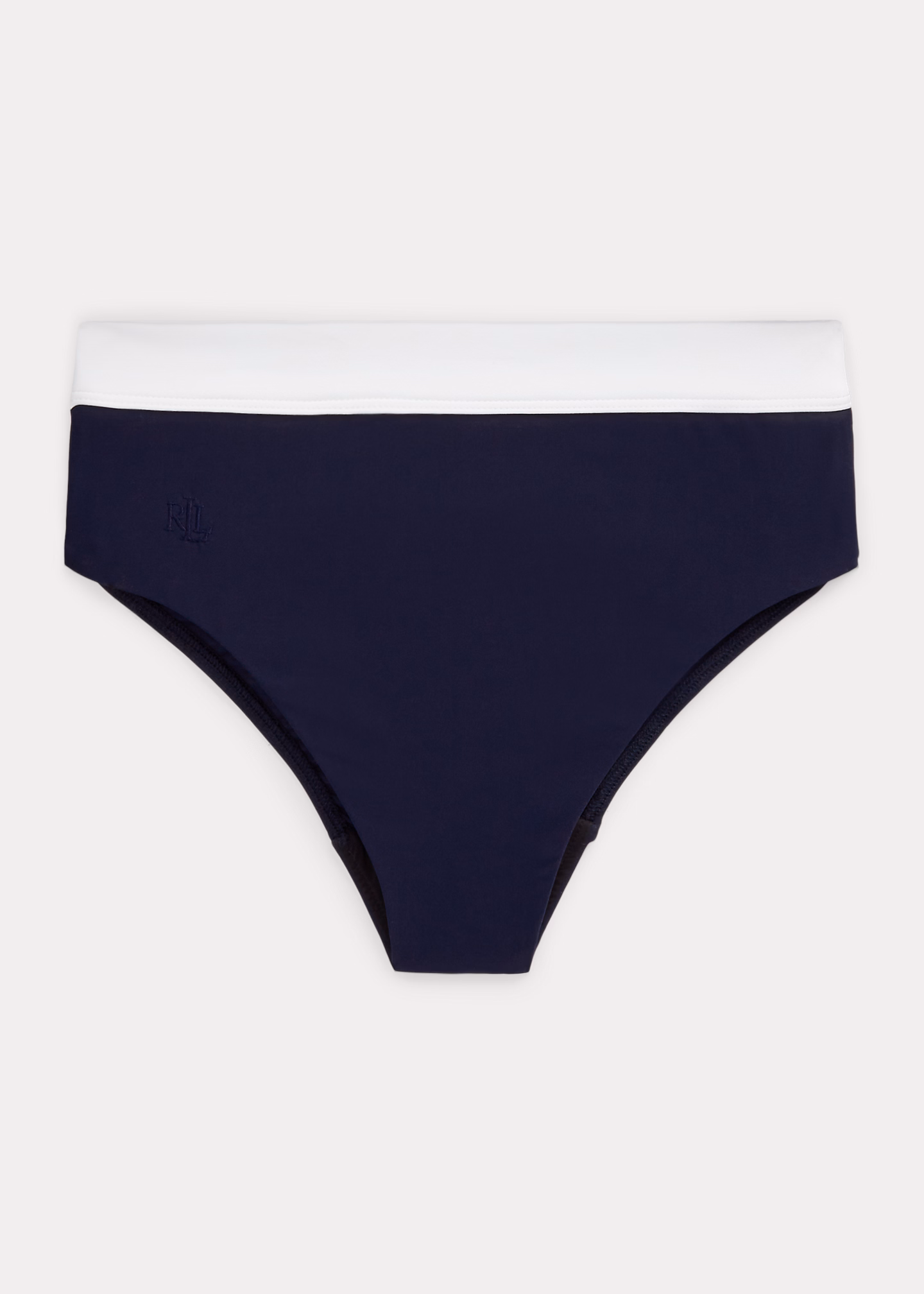 Zweifarbige Bikinihose mit hoher Taille - RALPH LAUREN OUTLET