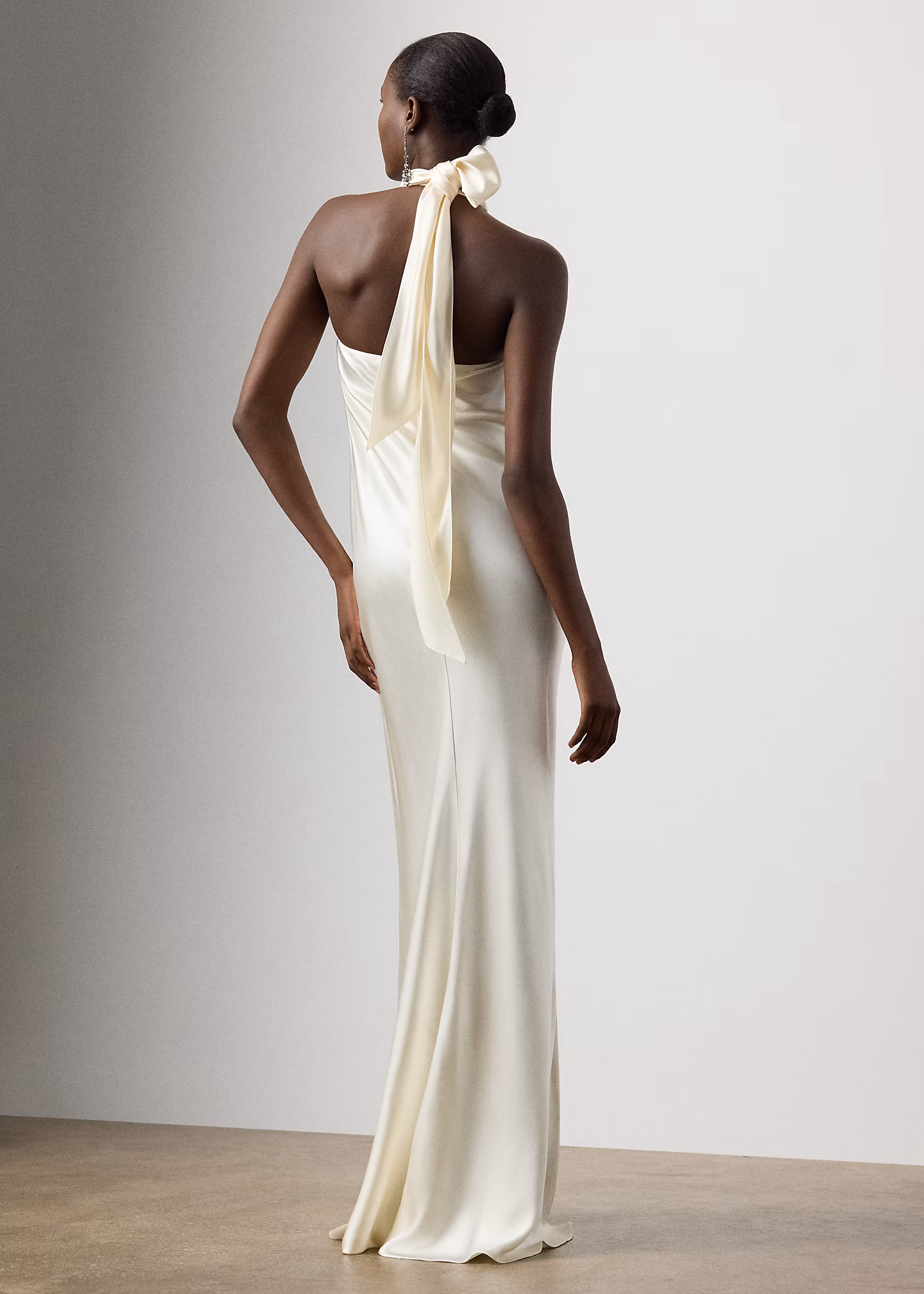 Abendkleid Chilton aus Stretchsatin - RALPH LAUREN OUTLET