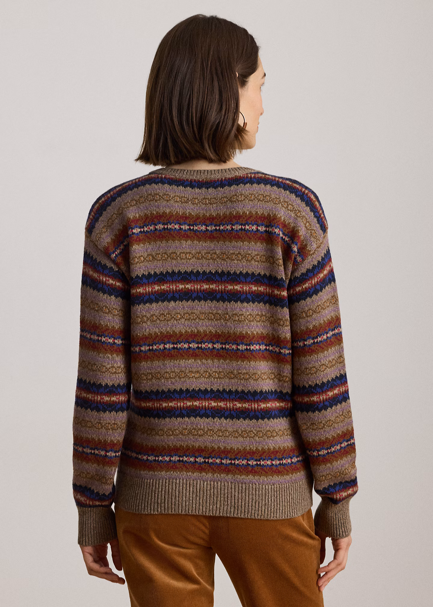 Fair-Isle-Pullover mit V-Ausschnitt - RALPH LAUREN OUTLET