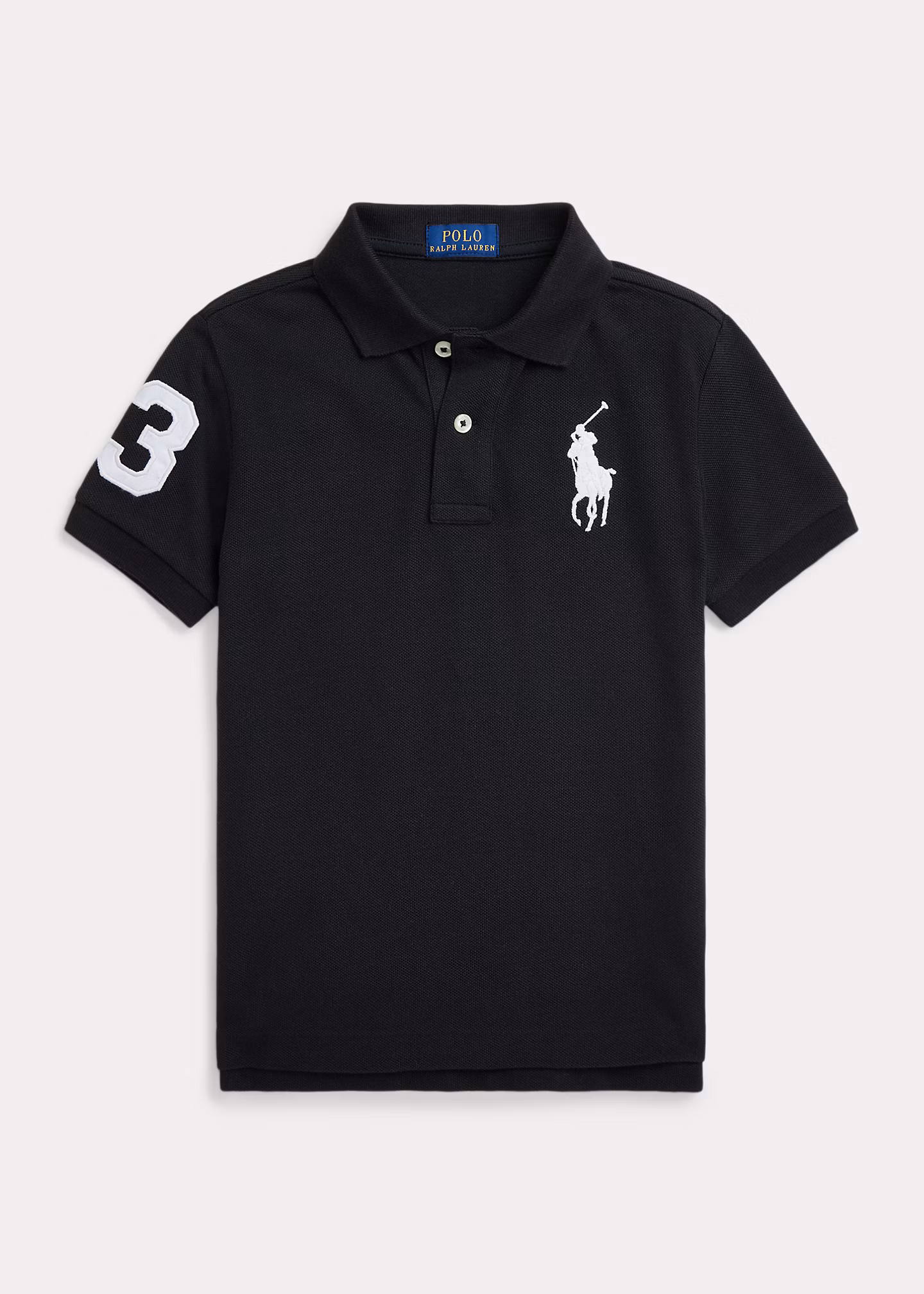 Baumwollpiqué-Poloshirt mit Big Pony - RALPH LAUREN OUTLET
