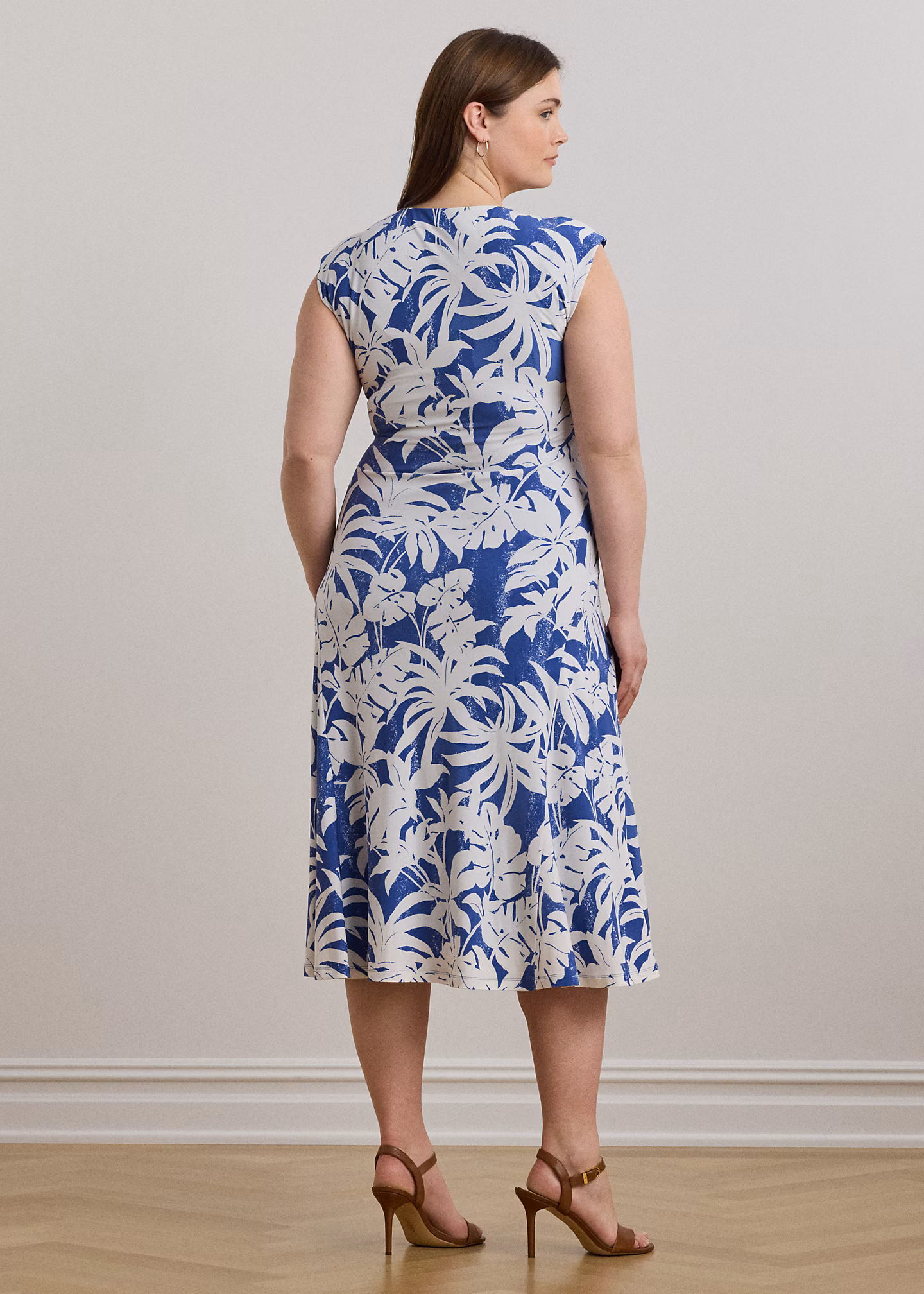 Stretchjerseykleid mit Palmwedel-Druck - RALPH LAUREN OUTLET