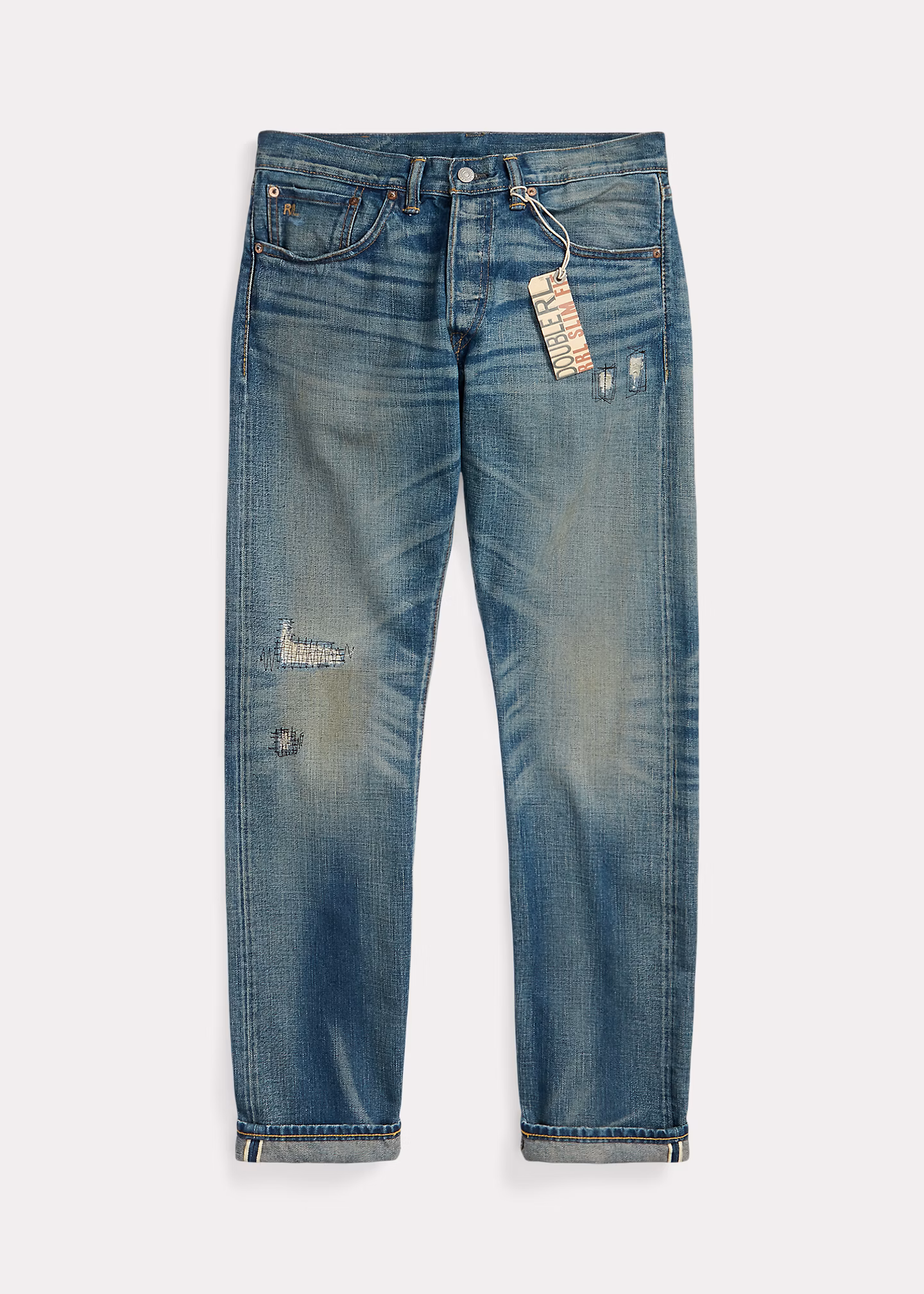 Slim-Fit Jeans mit Ridgway-Waschung - RALPH LAUREN OUTLET