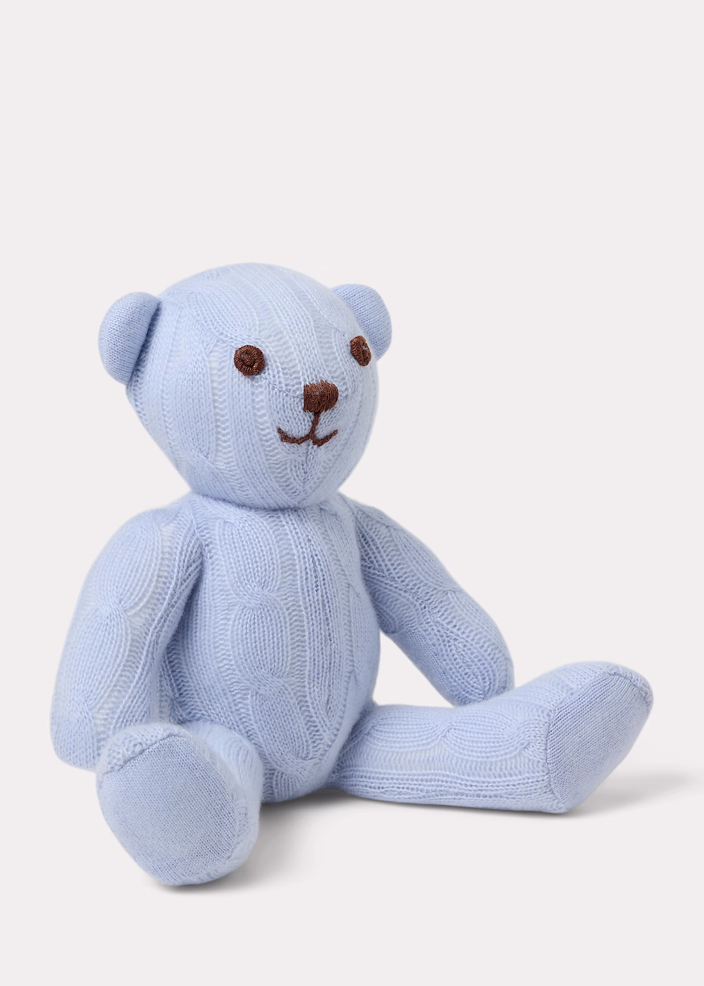 Kleiner Bär aus Kaschmir mit Zopfmuster - RALPH LAUREN OUTLET