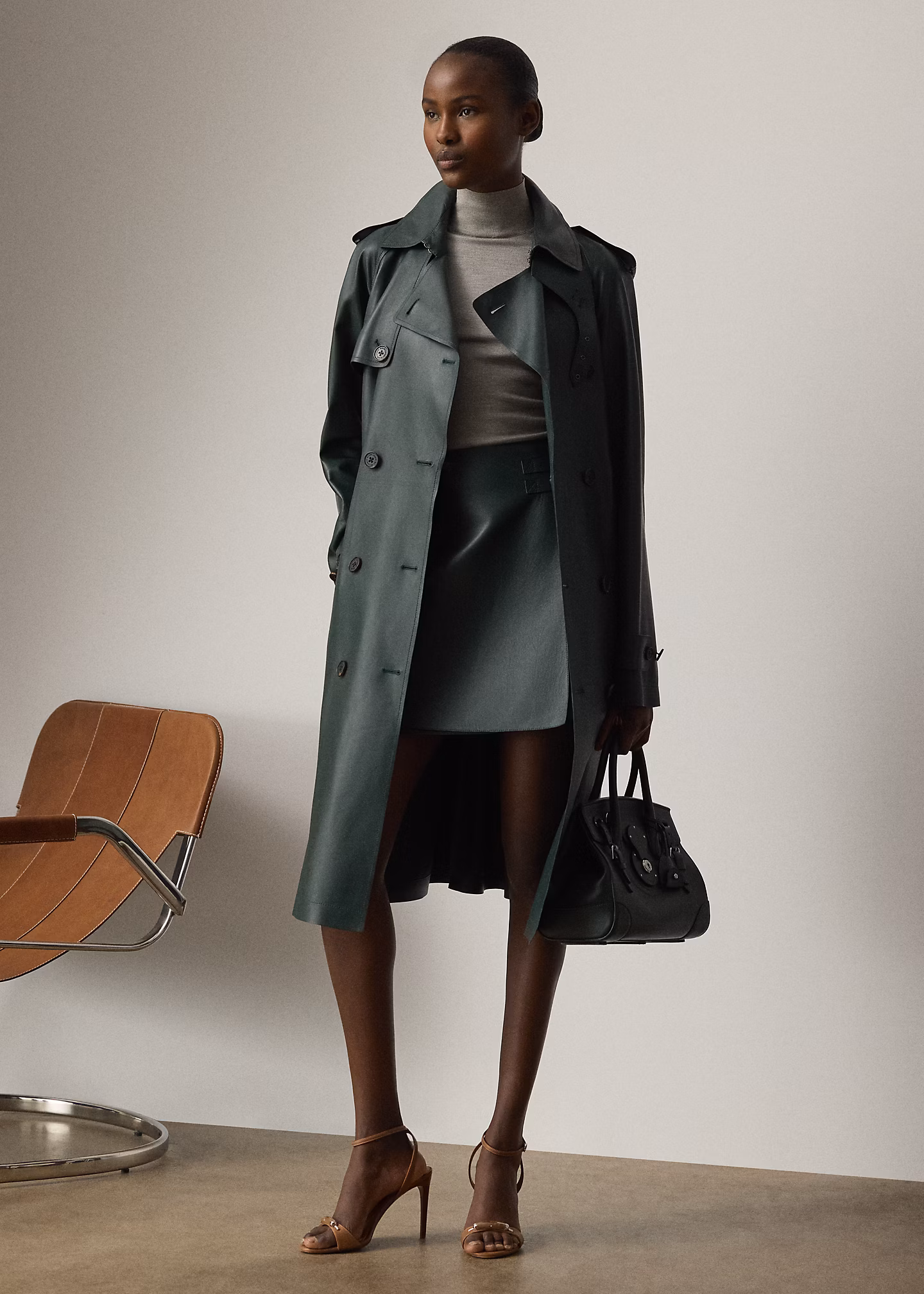 Trenchcoat Niles aus Lammleder - RALPH LAUREN OUTLET