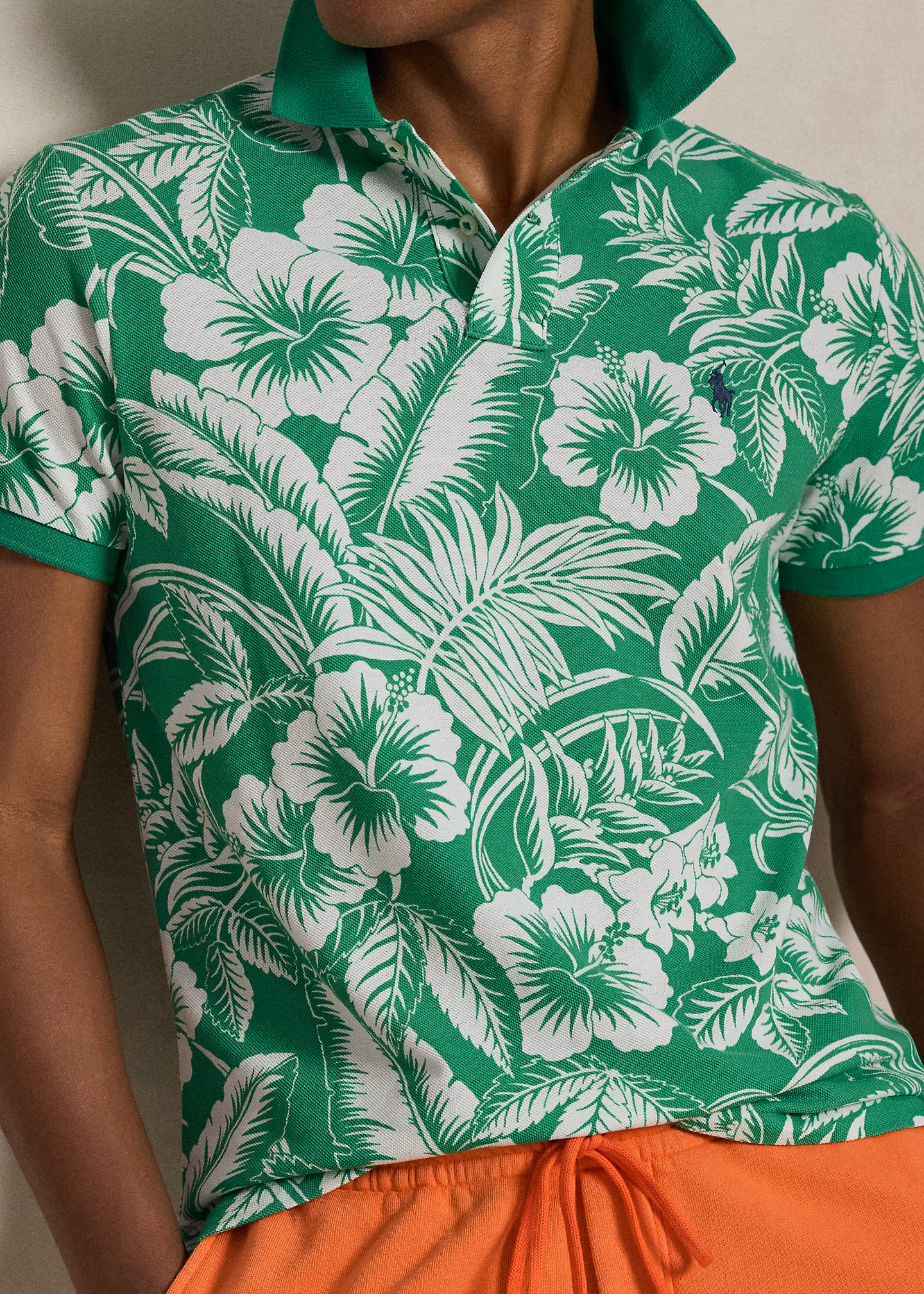 Custom-Slim-Fit Poloshirt aus Piqué - RALPH LAUREN OUTLET