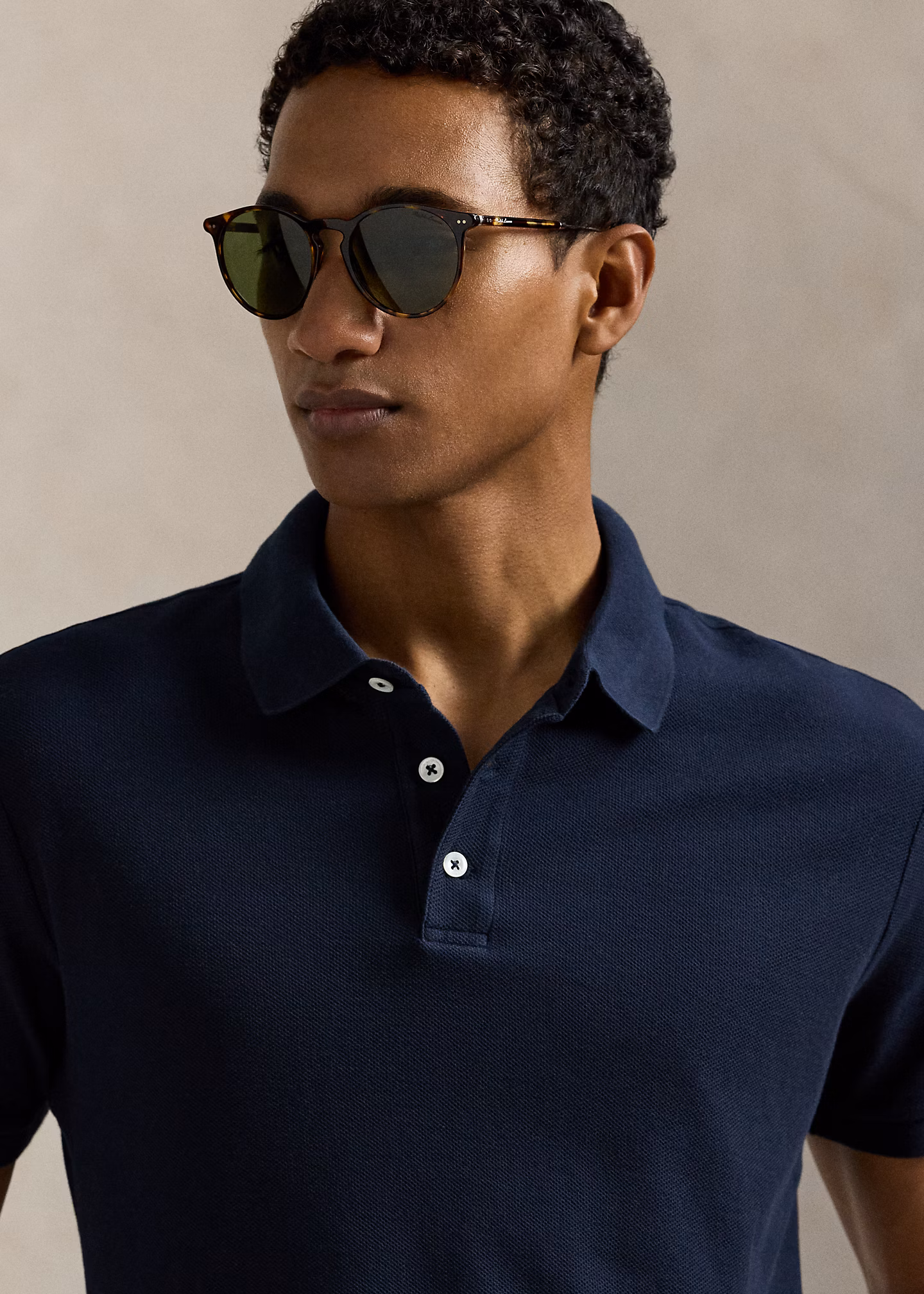 Standard-Fit Poloshirt aus Waben-Piqué - RALPH LAUREN OUTLET