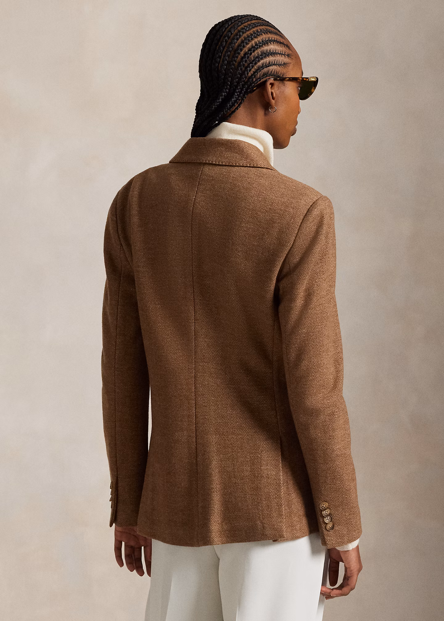 Zweireihiger Blazer mit Fischgratmuster - RALPH LAUREN OUTLET