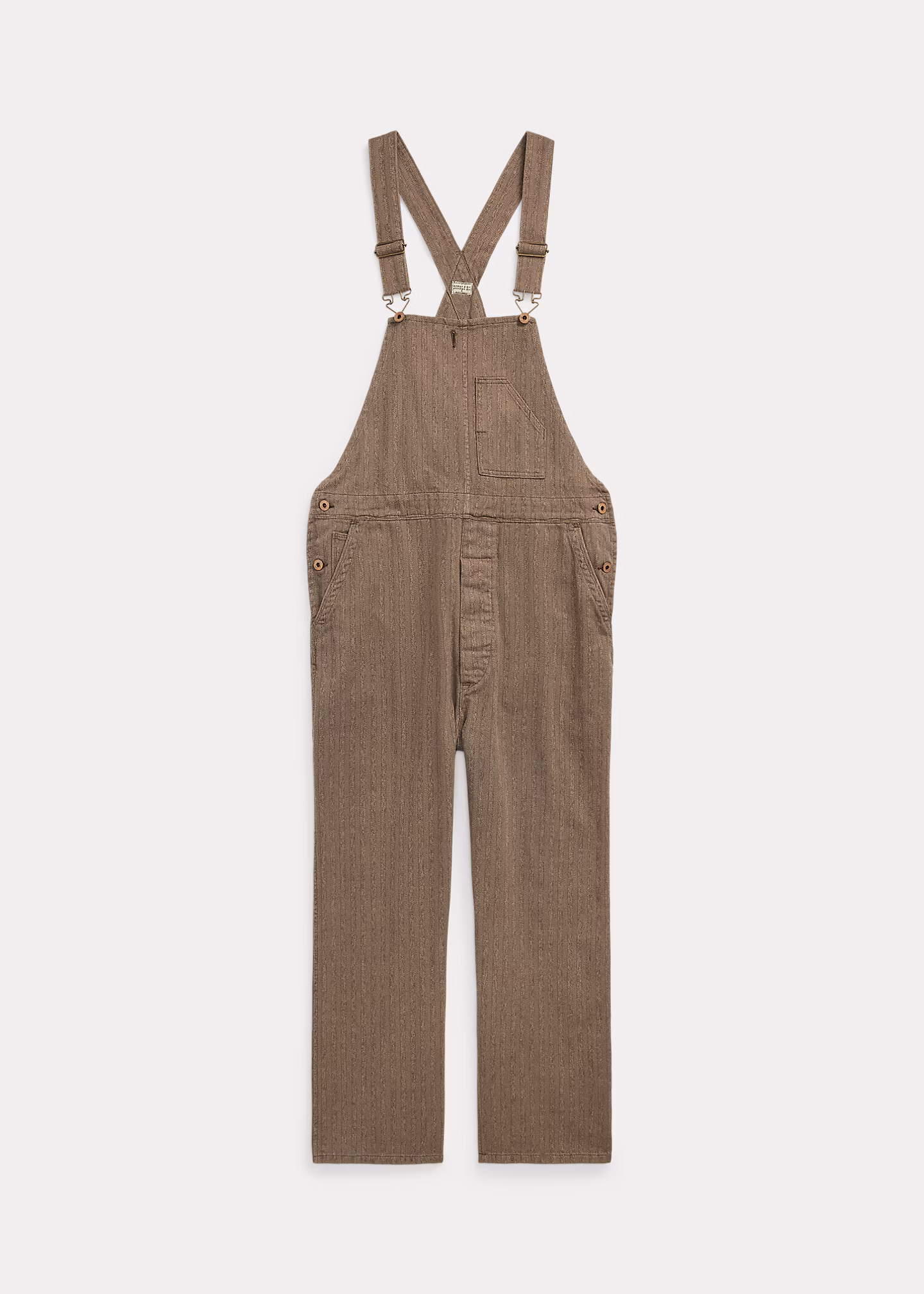 Gestreifter Overall aus Fischgrat-Jaspé - RALPH LAUREN OUTLET