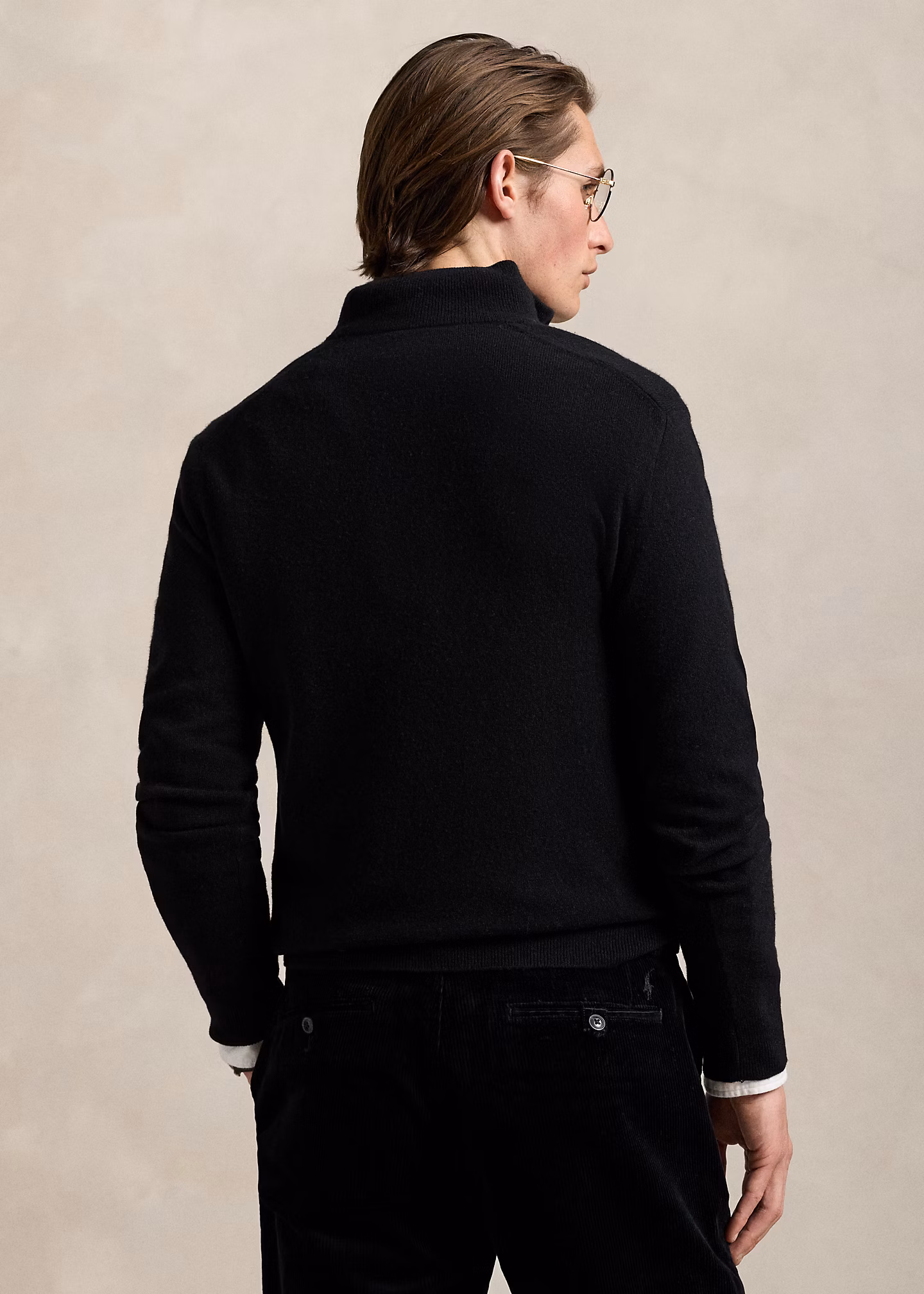 Wollpullover mit Viertelreißverschluss - RALPH LAUREN OUTLET