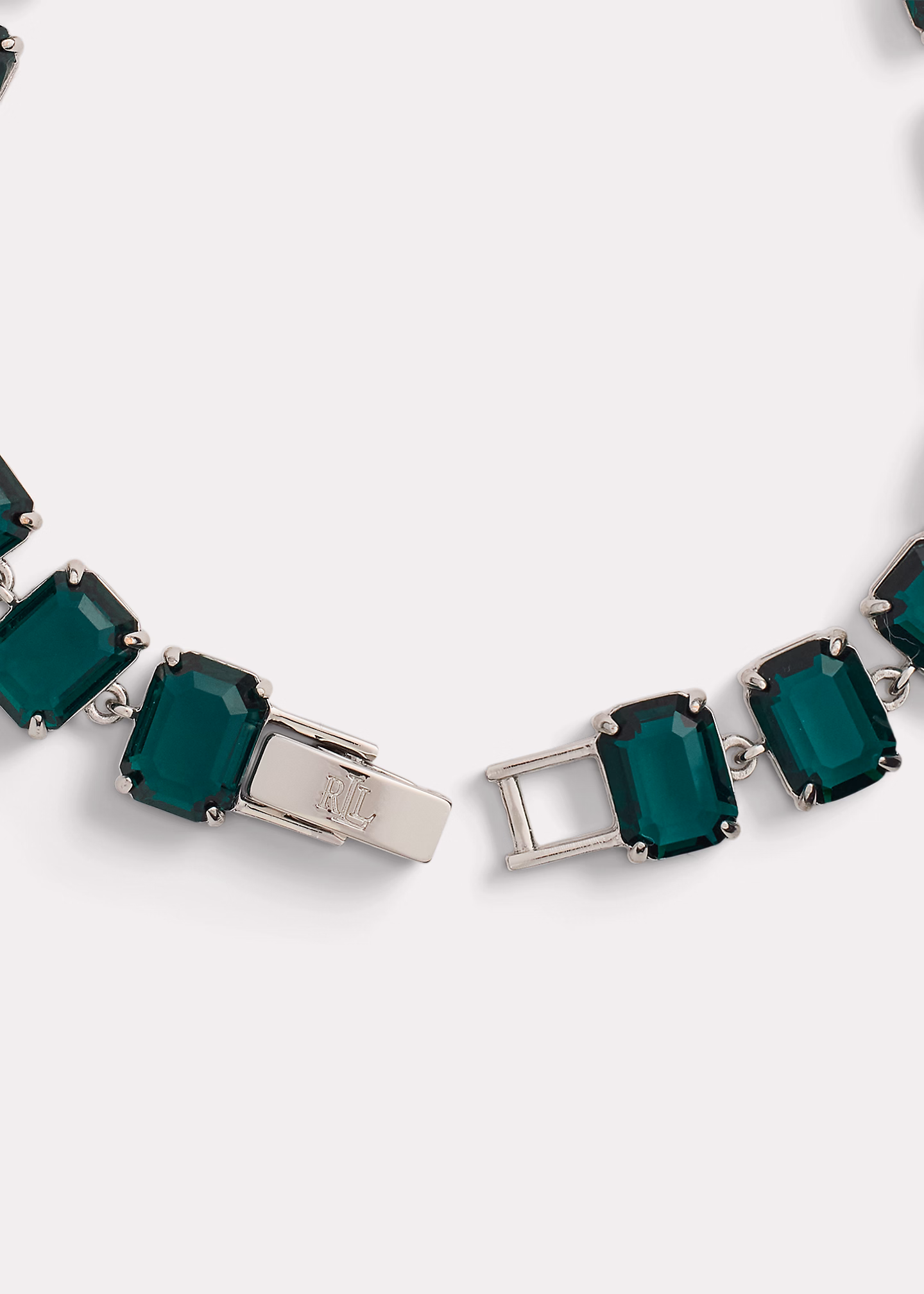 Rhodiniertes Tennisarmband mit Steinen - RALPH LAUREN OUTLET