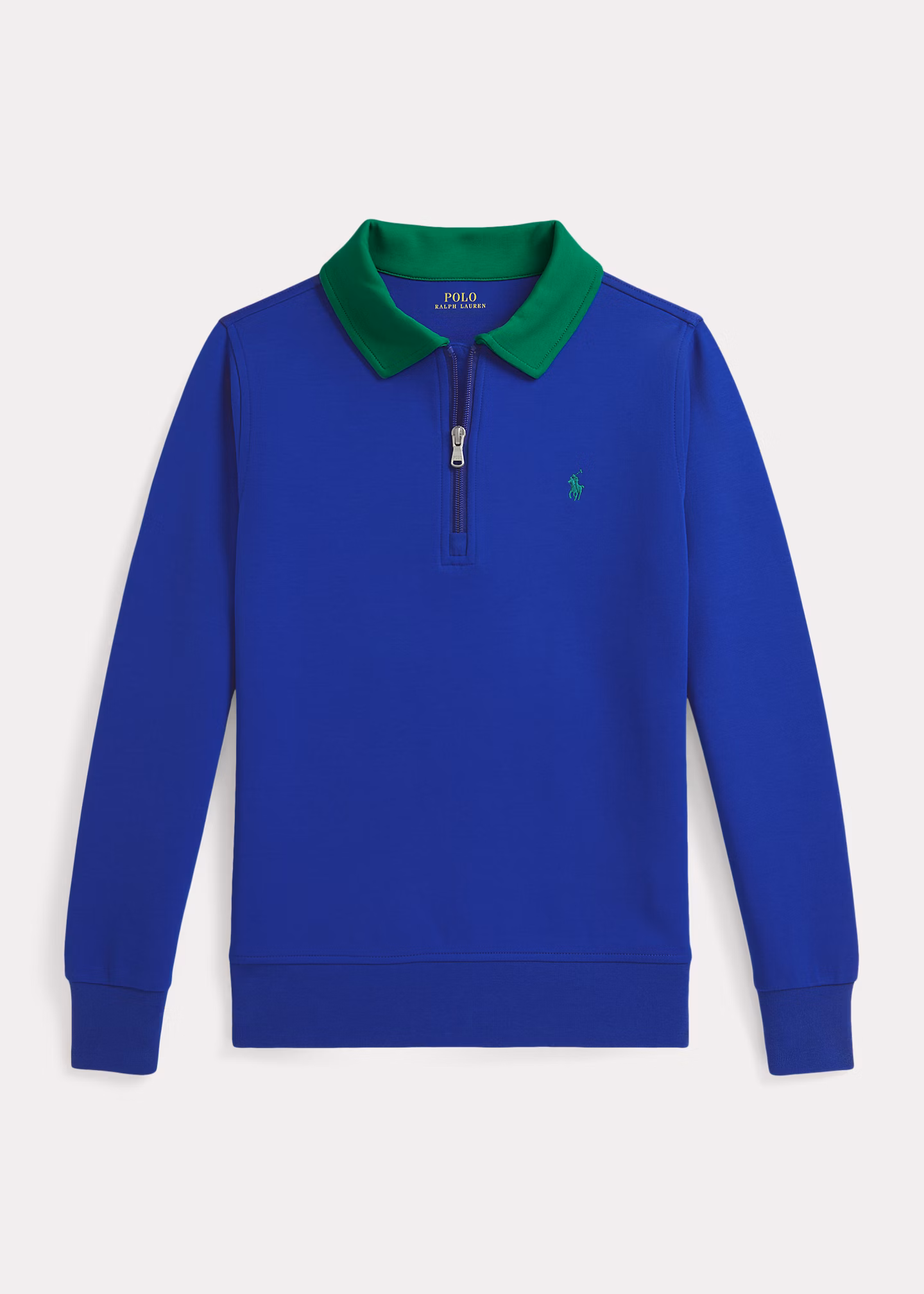 Doppellagiges Sweatshirt mit Kragen - RALPH LAUREN OUTLET