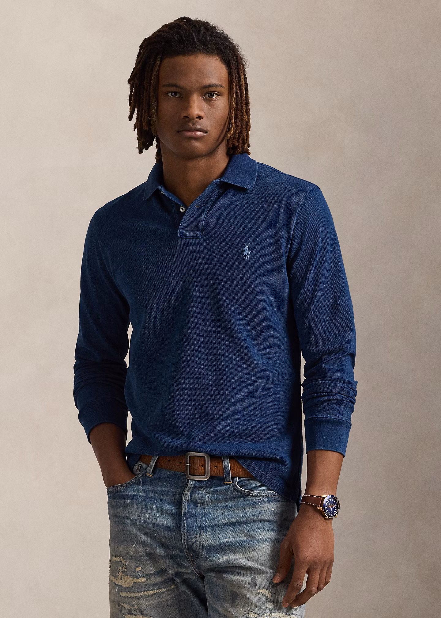 Custom-Slim-Fit Piqué-Poloshirt - RALPH LAUREN OUTLET