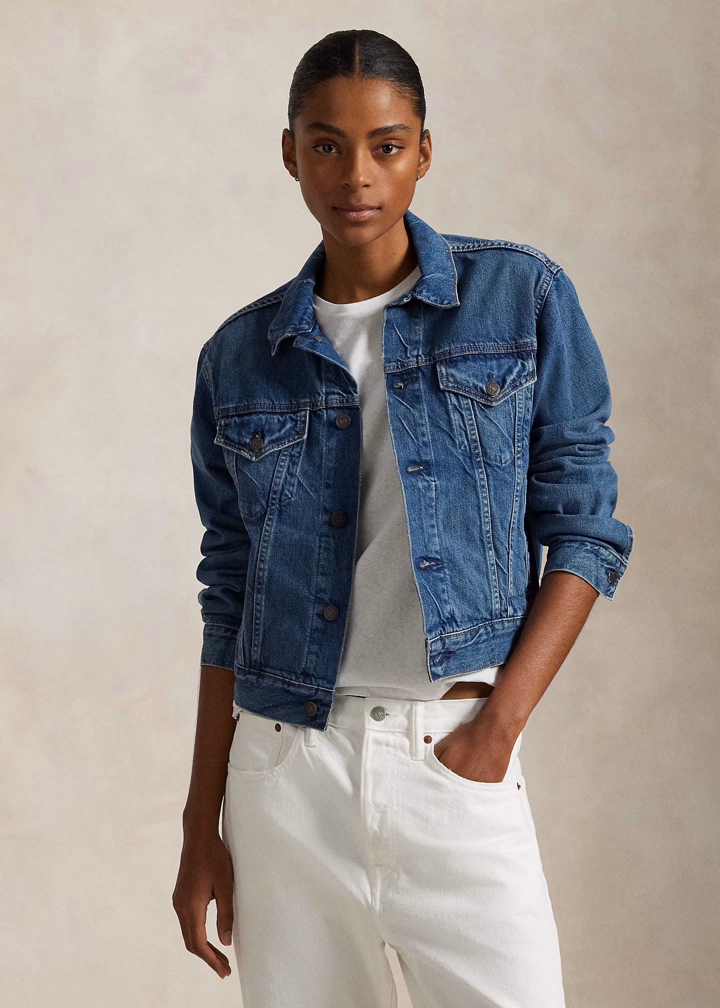 Truckerjacke aus Denim - RALPH LAUREN OUTLET