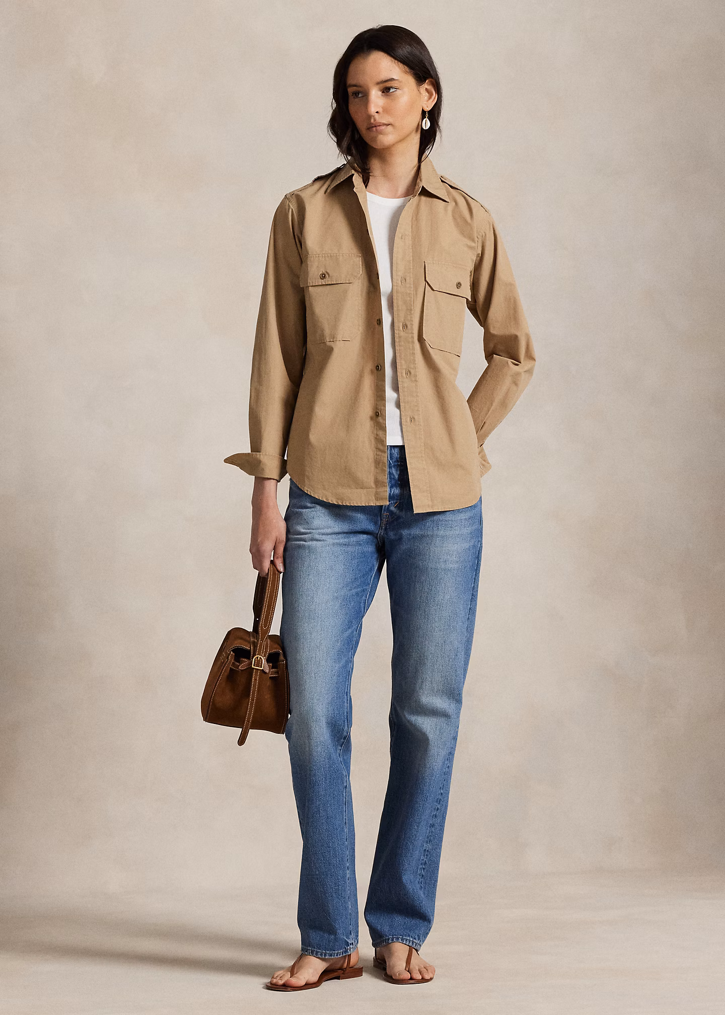 Arbeitshemd aus Baumwolltwill - RALPH LAUREN OUTLET