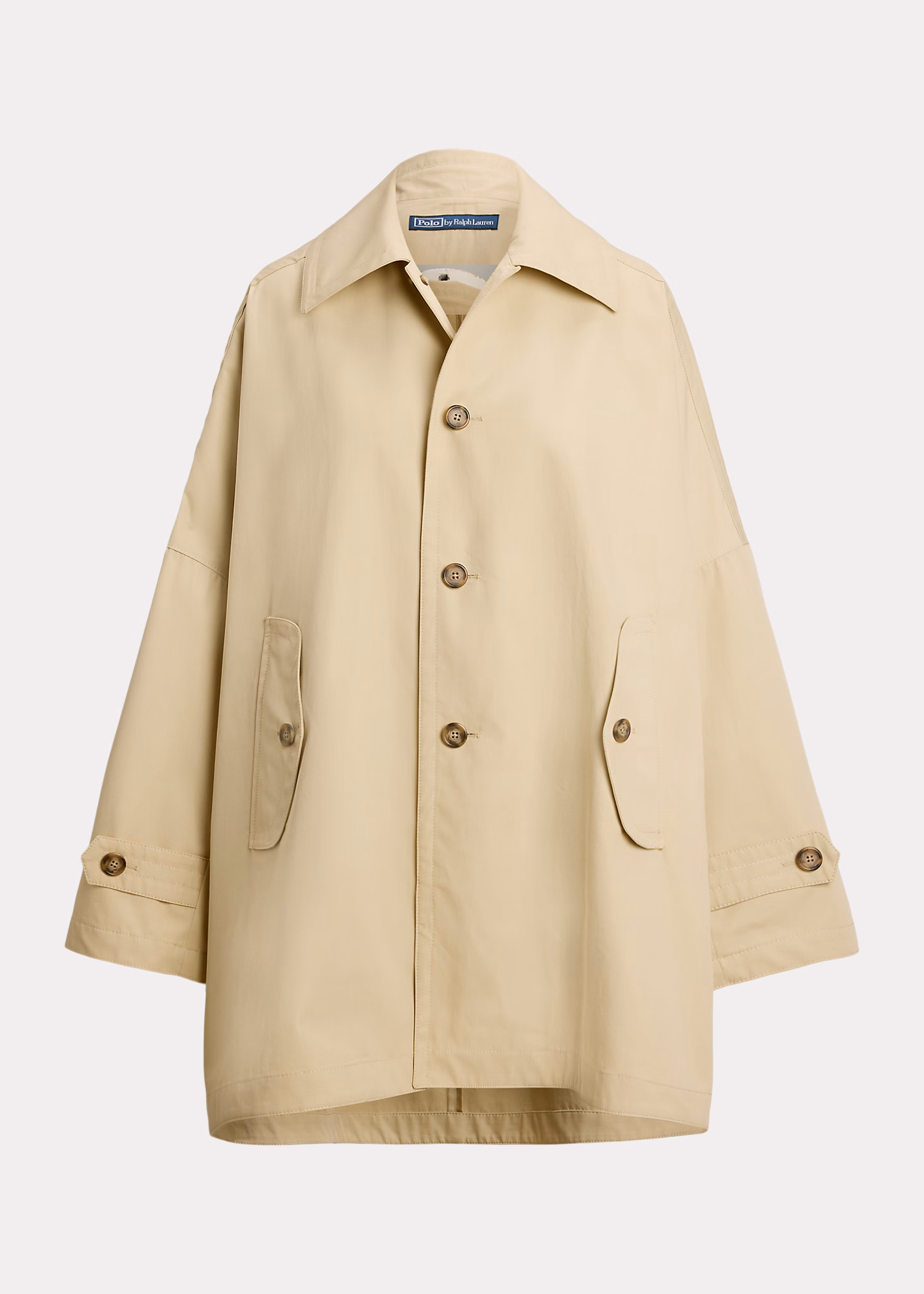 Übergroße 3/4-Jacke aus Baumwolltwill - RALPH LAUREN OUTLET