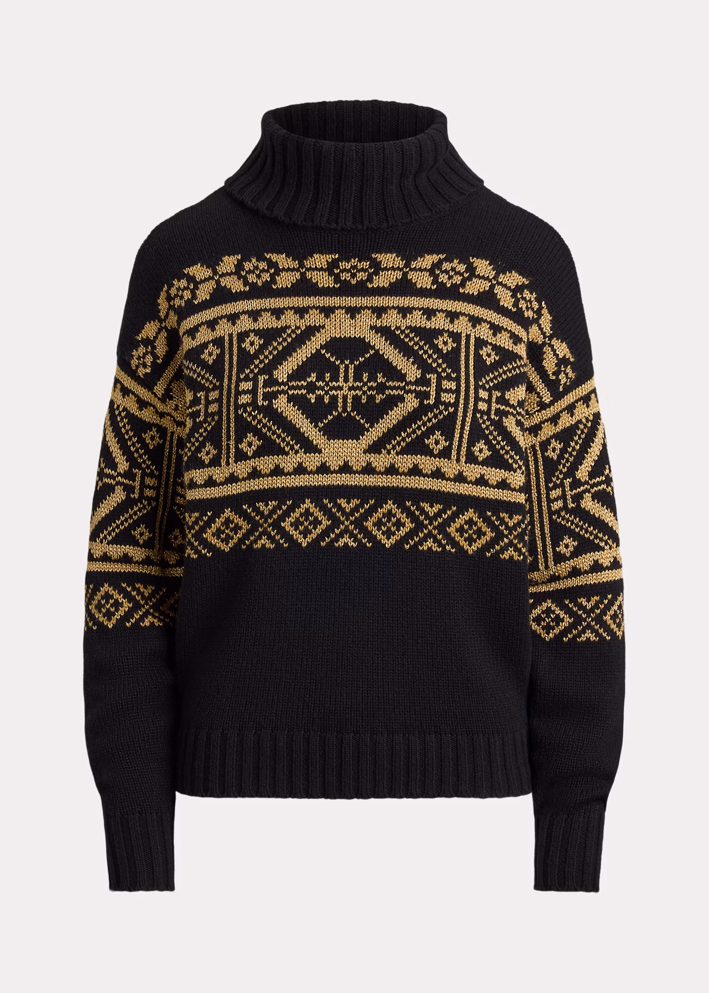 Rollkragenpullover mit Fair-Isle-Muster - RALPH LAUREN OUTLET