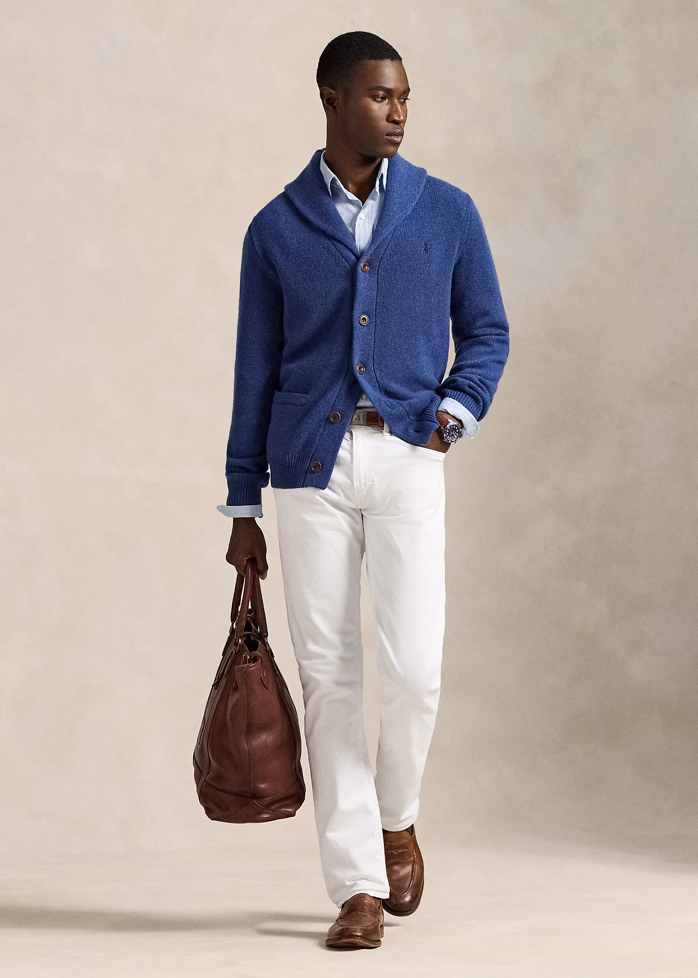 Strickjacke mit Schalkragen - RALPH LAUREN OUTLET