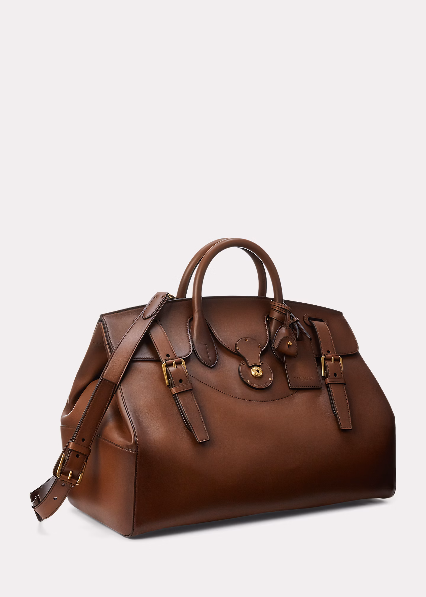 Polierte Kalbsleder-Reisetasche Cooper - RALPH LAUREN OUTLET