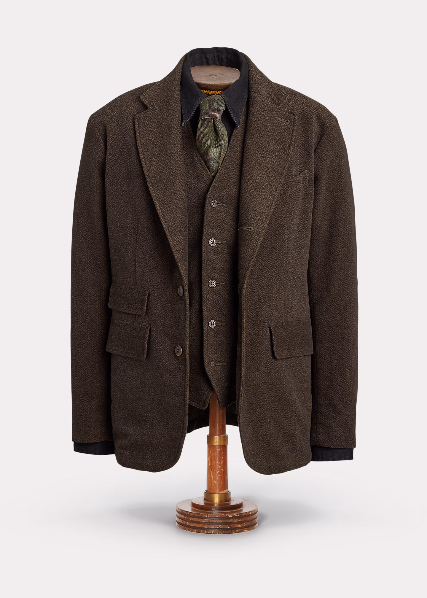 Unstrukturiertes Sakko mit Rautenmuster - RALPH LAUREN OUTLET