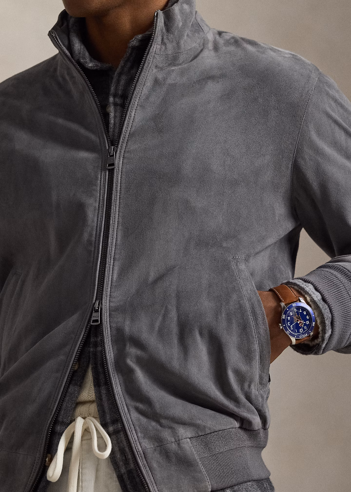 Die Wildlederjacke Charleton - RALPH LAUREN OUTLET