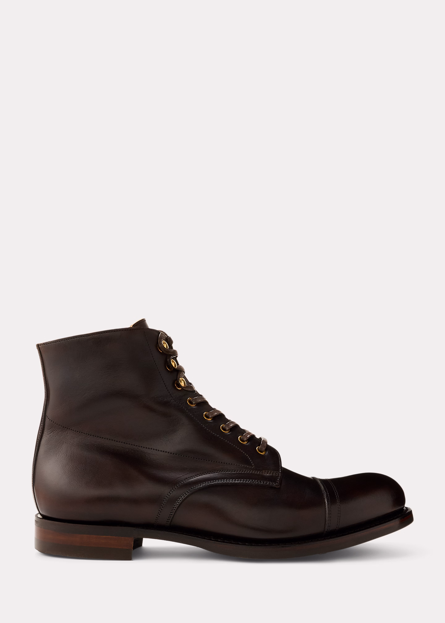 Stiefel aus handpoliertem Leder - RALPH LAUREN OUTLET
