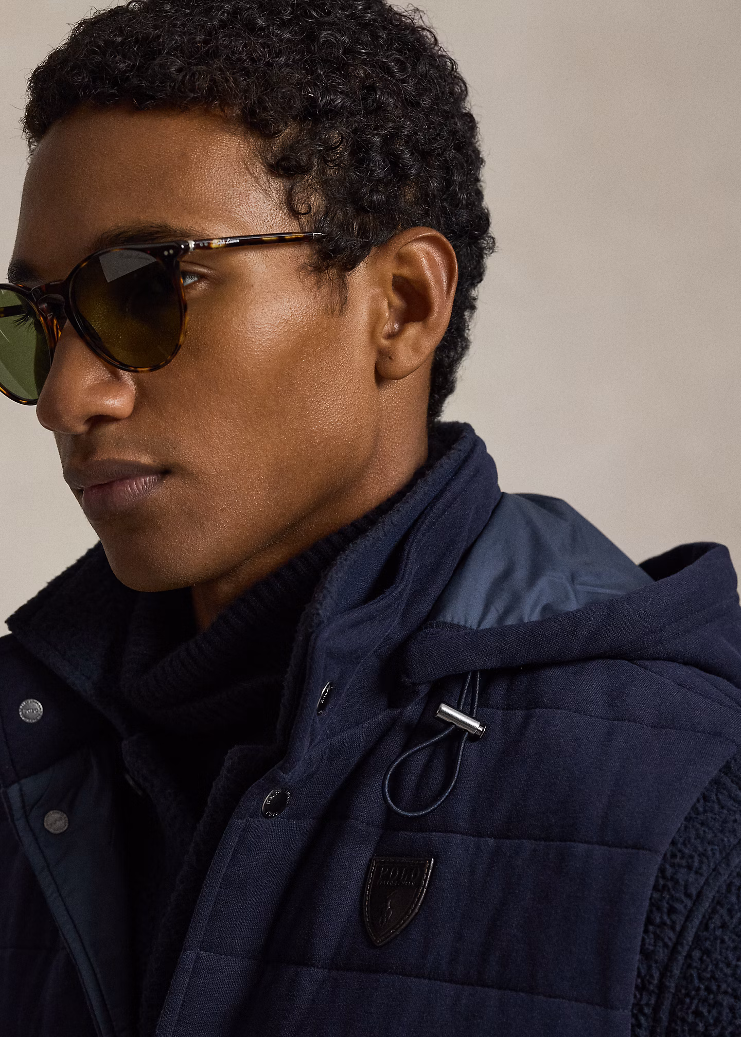 Steppweste aus Jersey mit Kapuze - RALPH LAUREN OUTLET