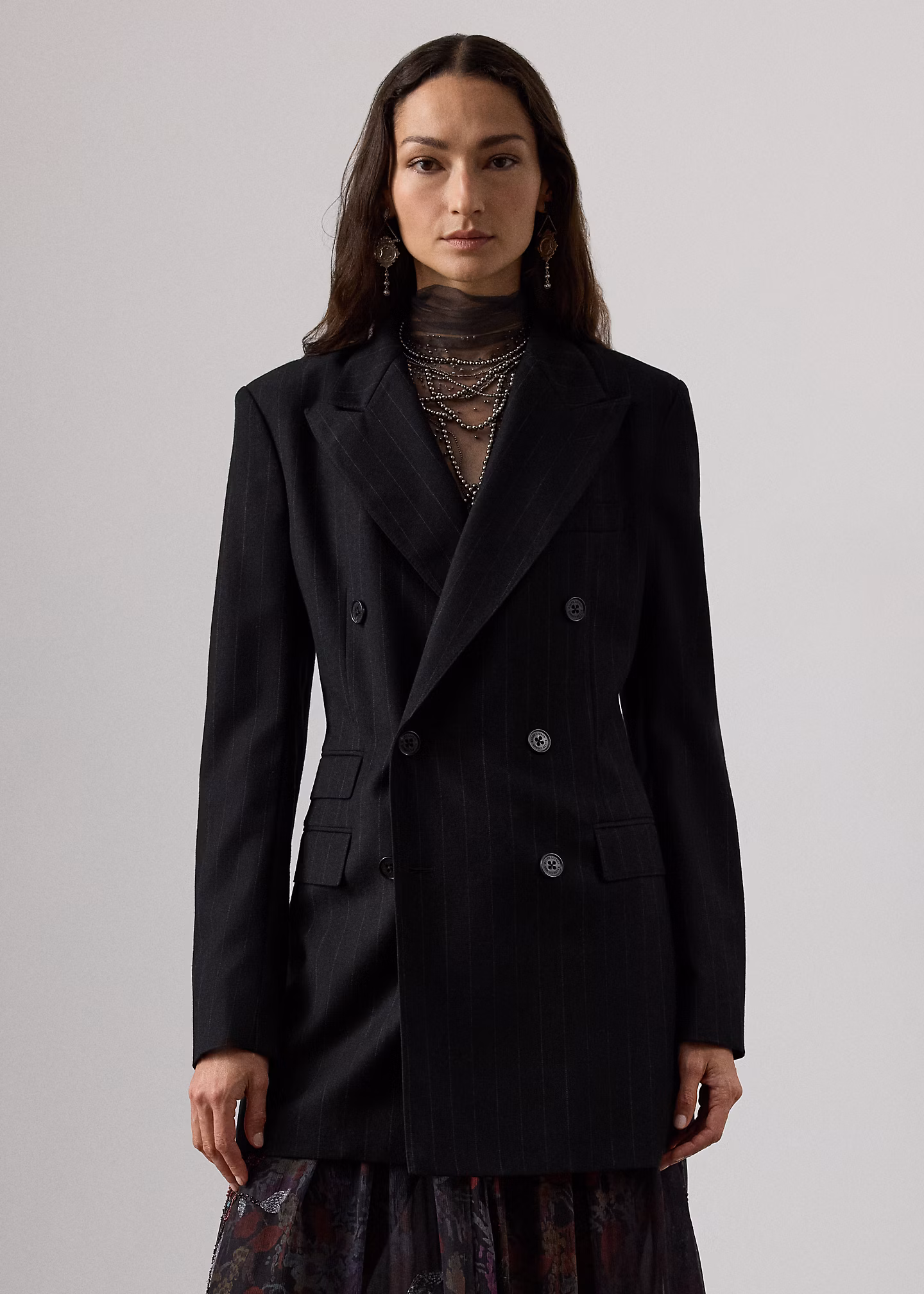 Flanelljacke Varick mit Kreidestreifen - RALPH LAUREN OUTLET